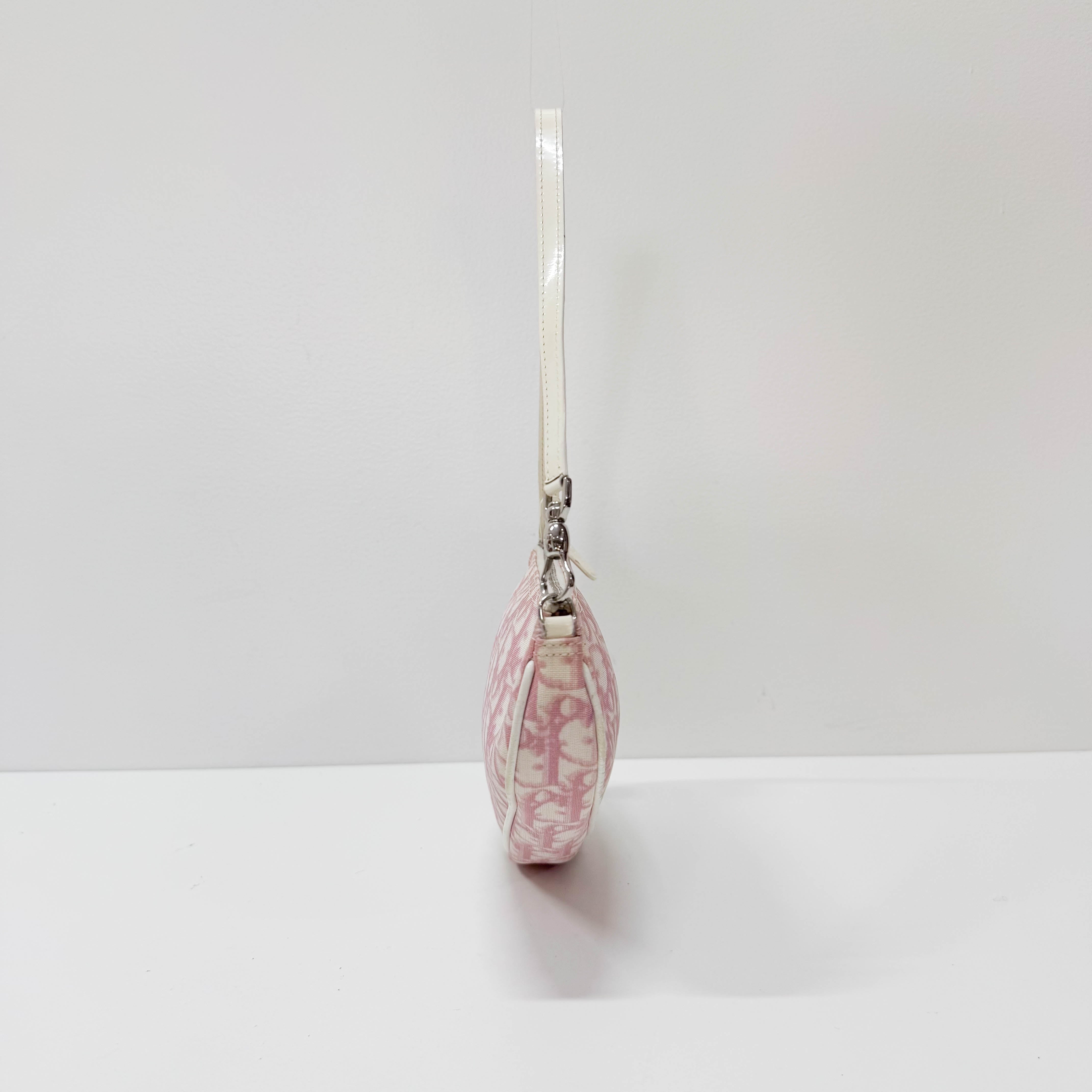 Saddle Trotter Cream Coated Canvas Shoulder Bag