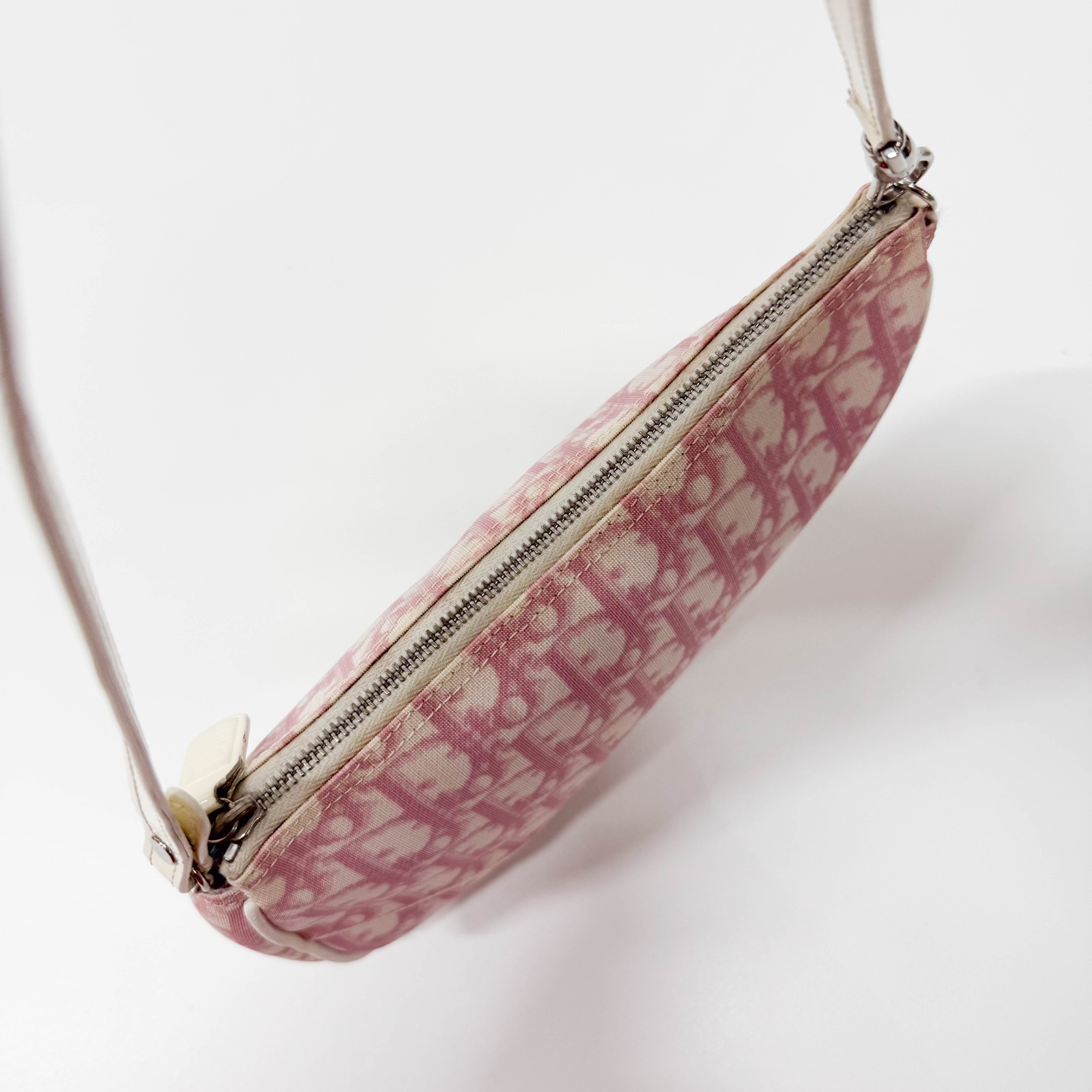 Saddle Trotter Cream Coated Canvas Shoulder Bag