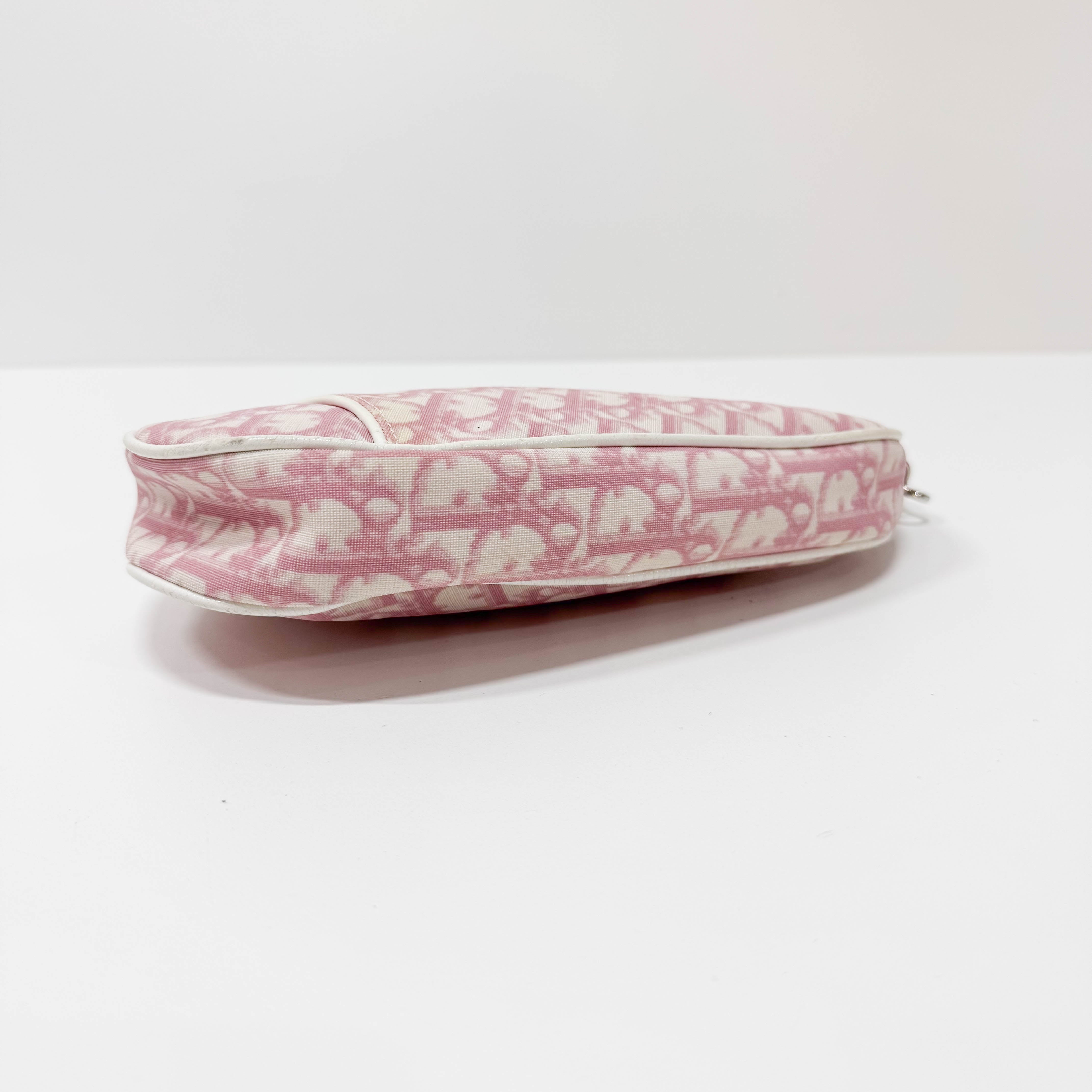 Saddle Trotter Cream Coated Canvas Shoulder Bag