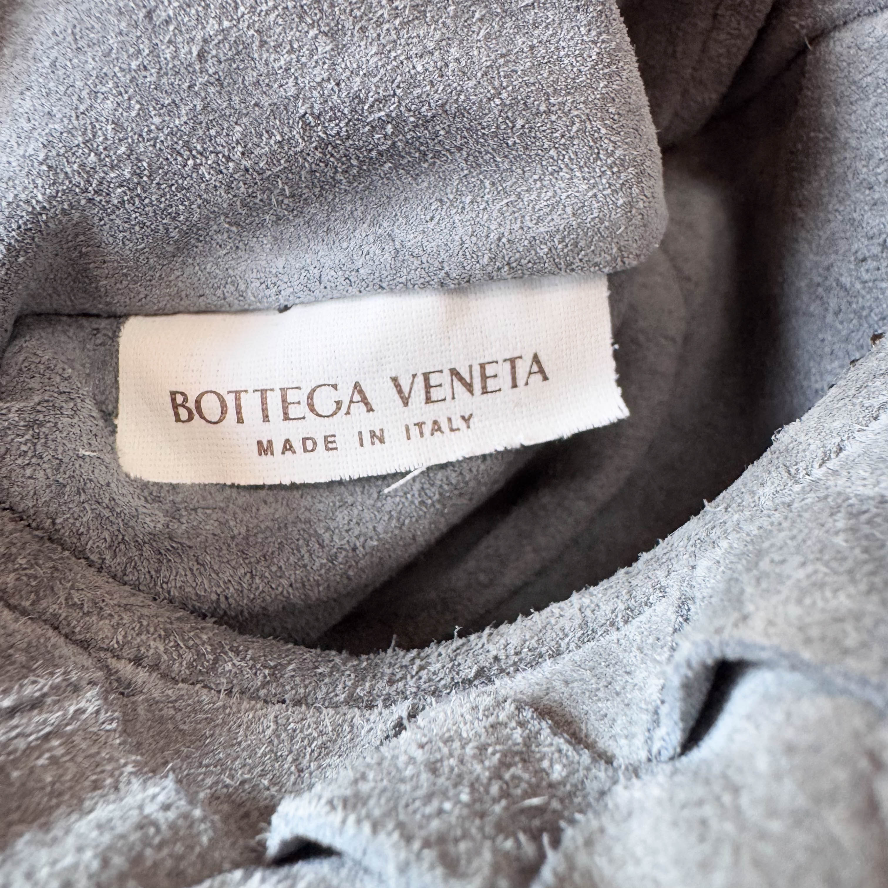 Thunder Intrecciato Suede Mini Jodie Grey