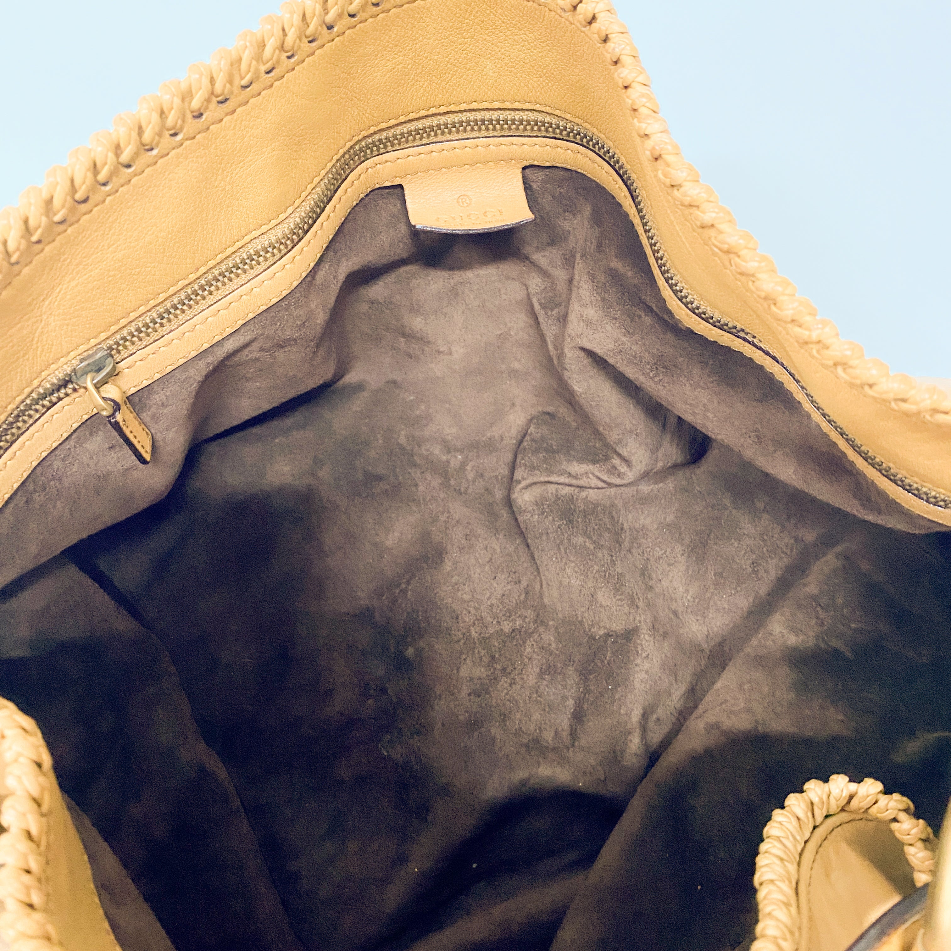 Horsebit Hobo Brown Leather Shoulder Bag