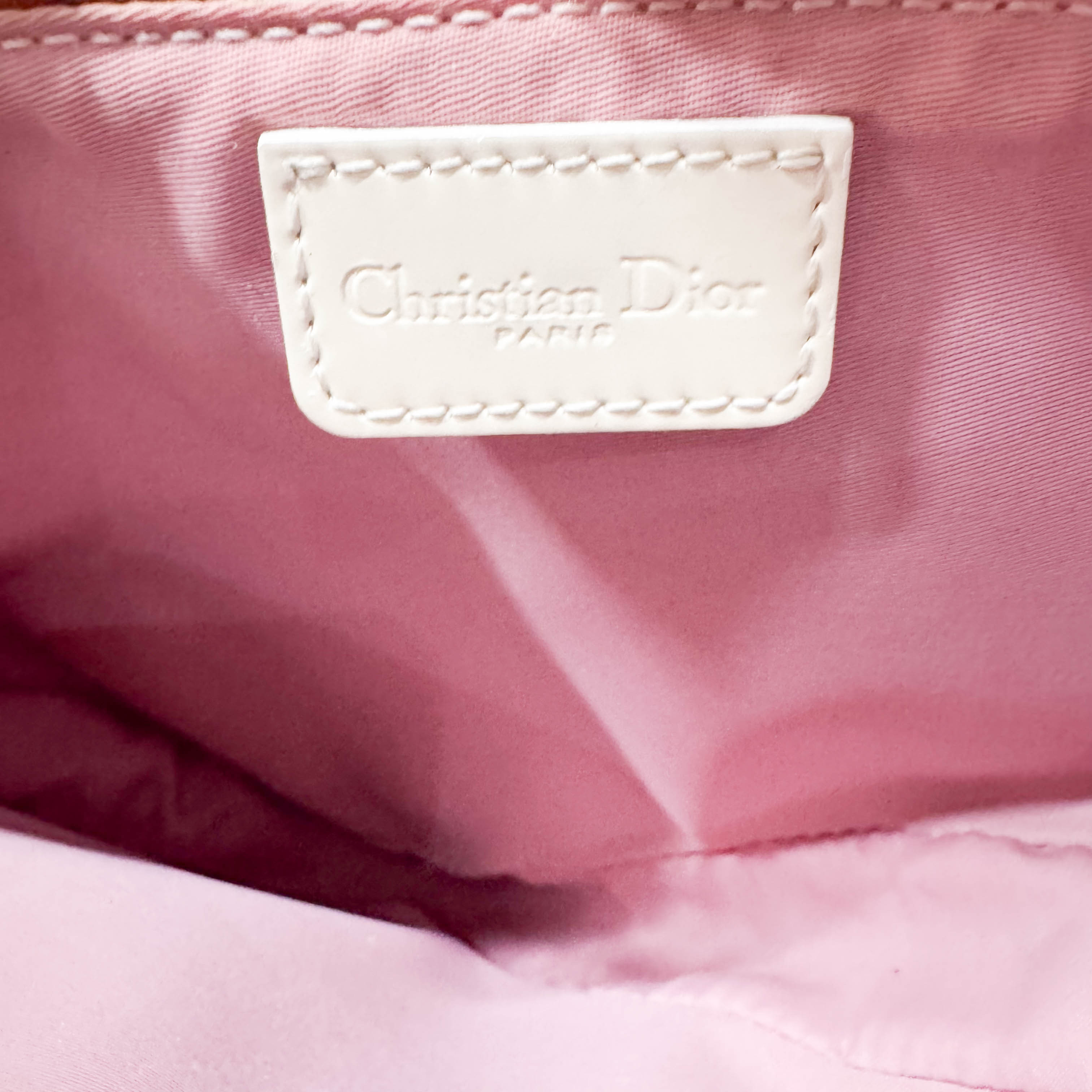 Saddle Trotter Cream Coated Canvas Shoulder Bag