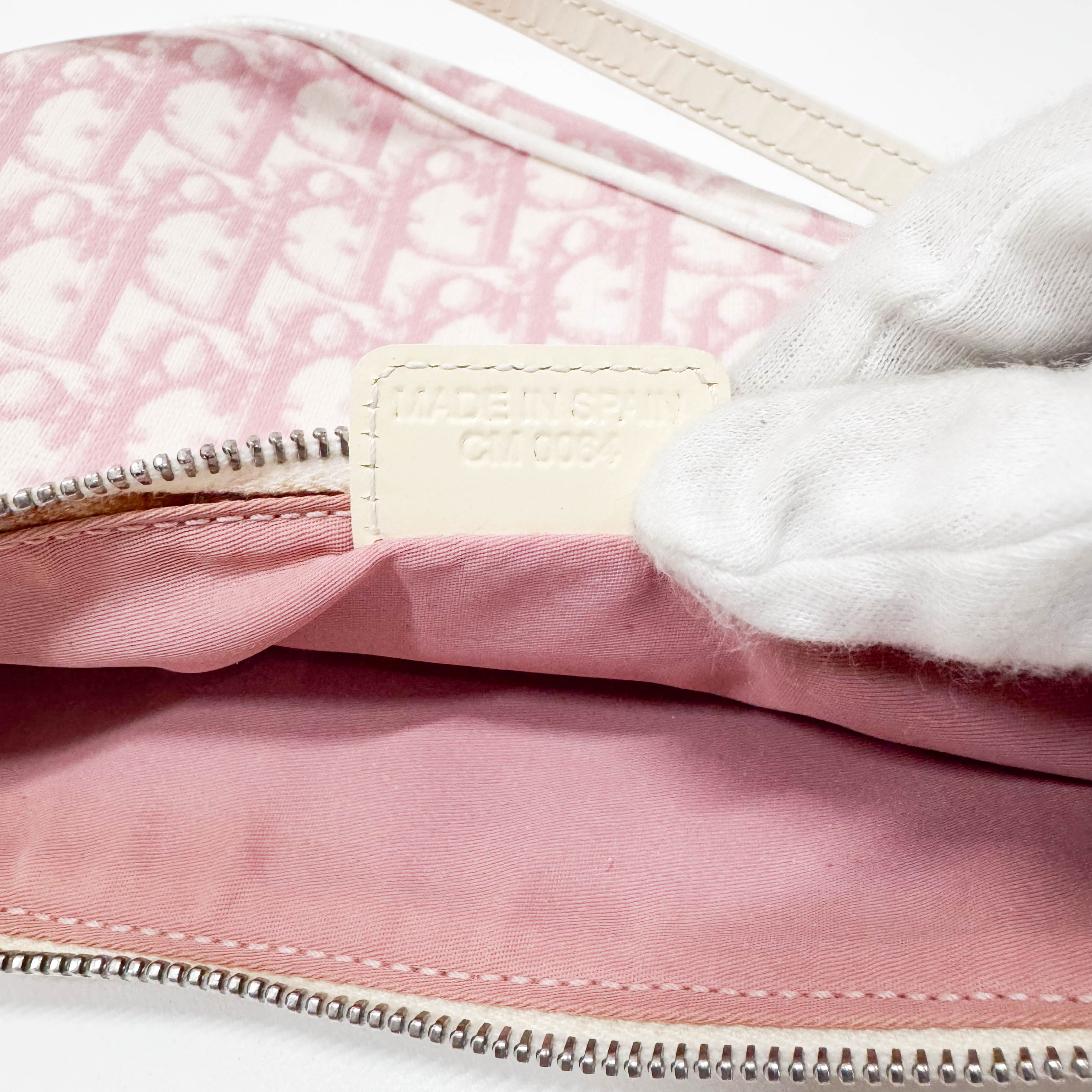 Saddle Trotter Cream Coated Canvas Shoulder Bag