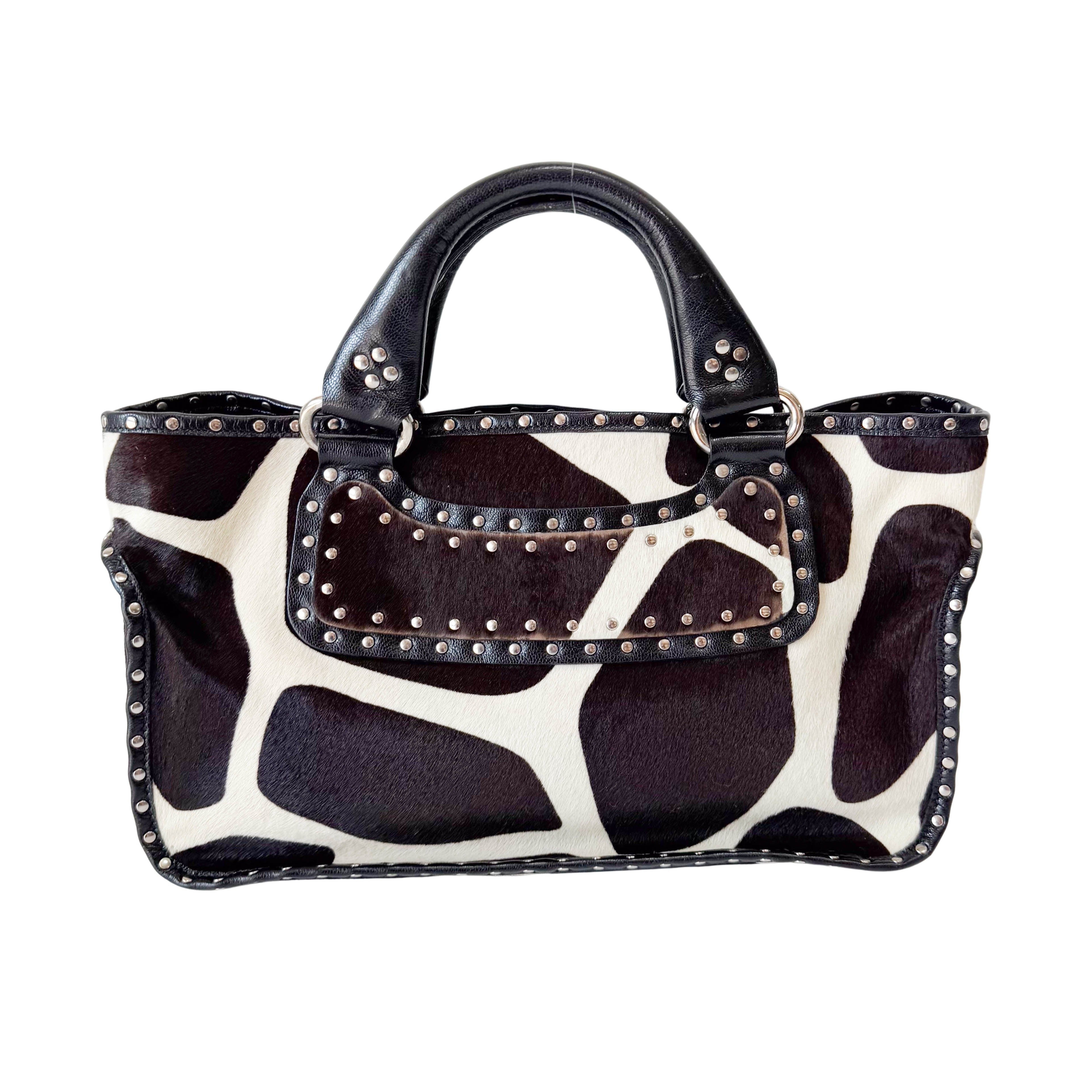 Boogie Brown Pony Hair Hand bag