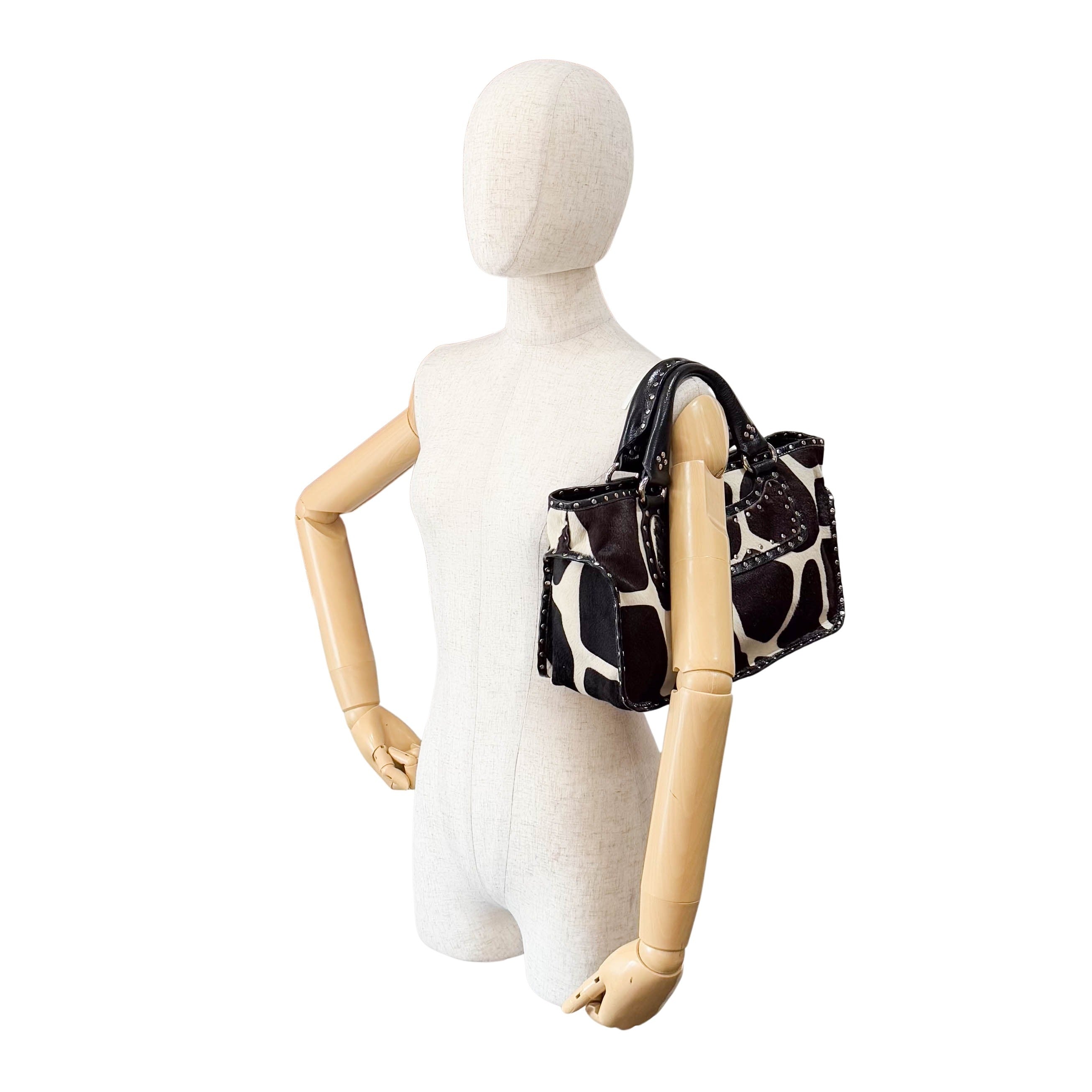 Boogie Brown Pony Hair Hand bag