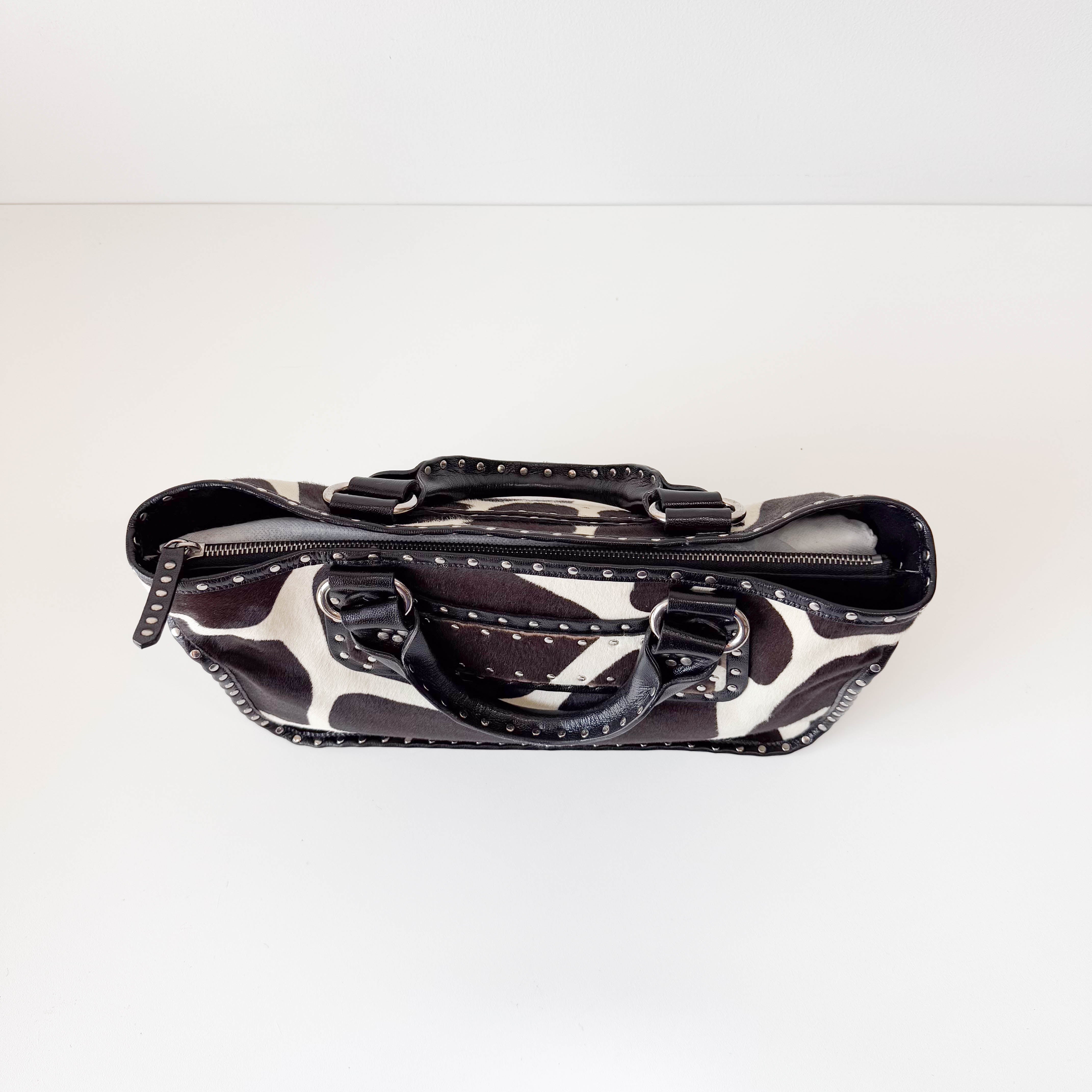 Boogie Brown Pony Hair Hand bag