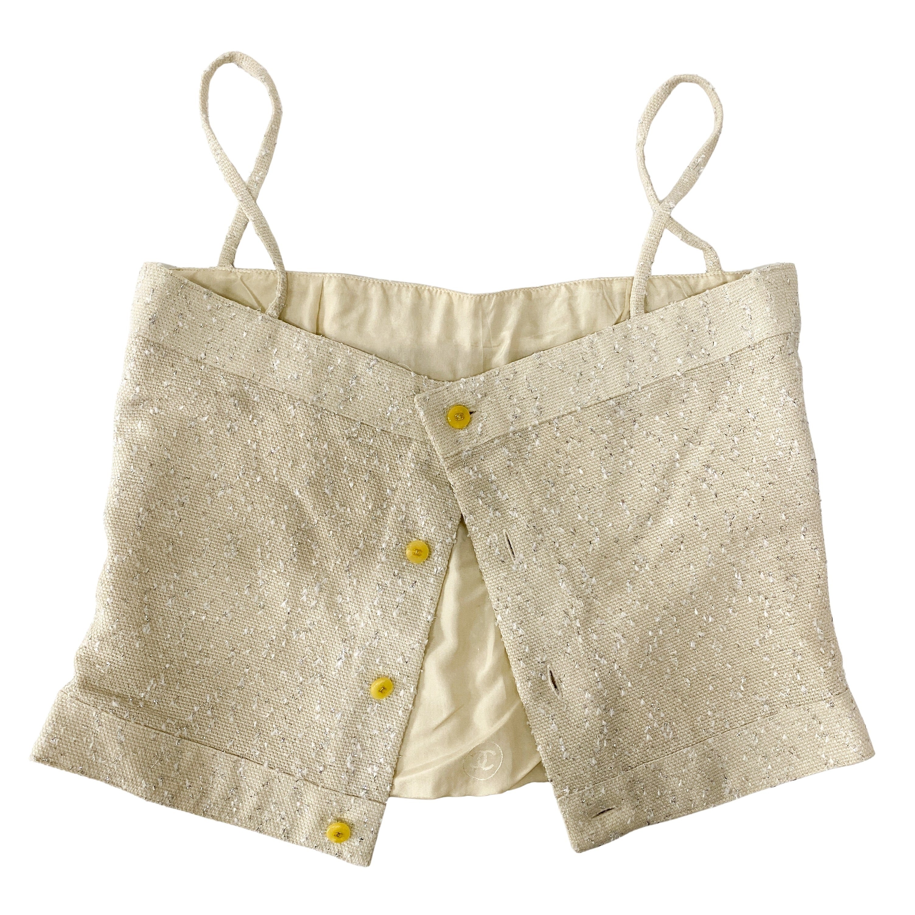 Neutral Wool & Metal Sparkles Camisole