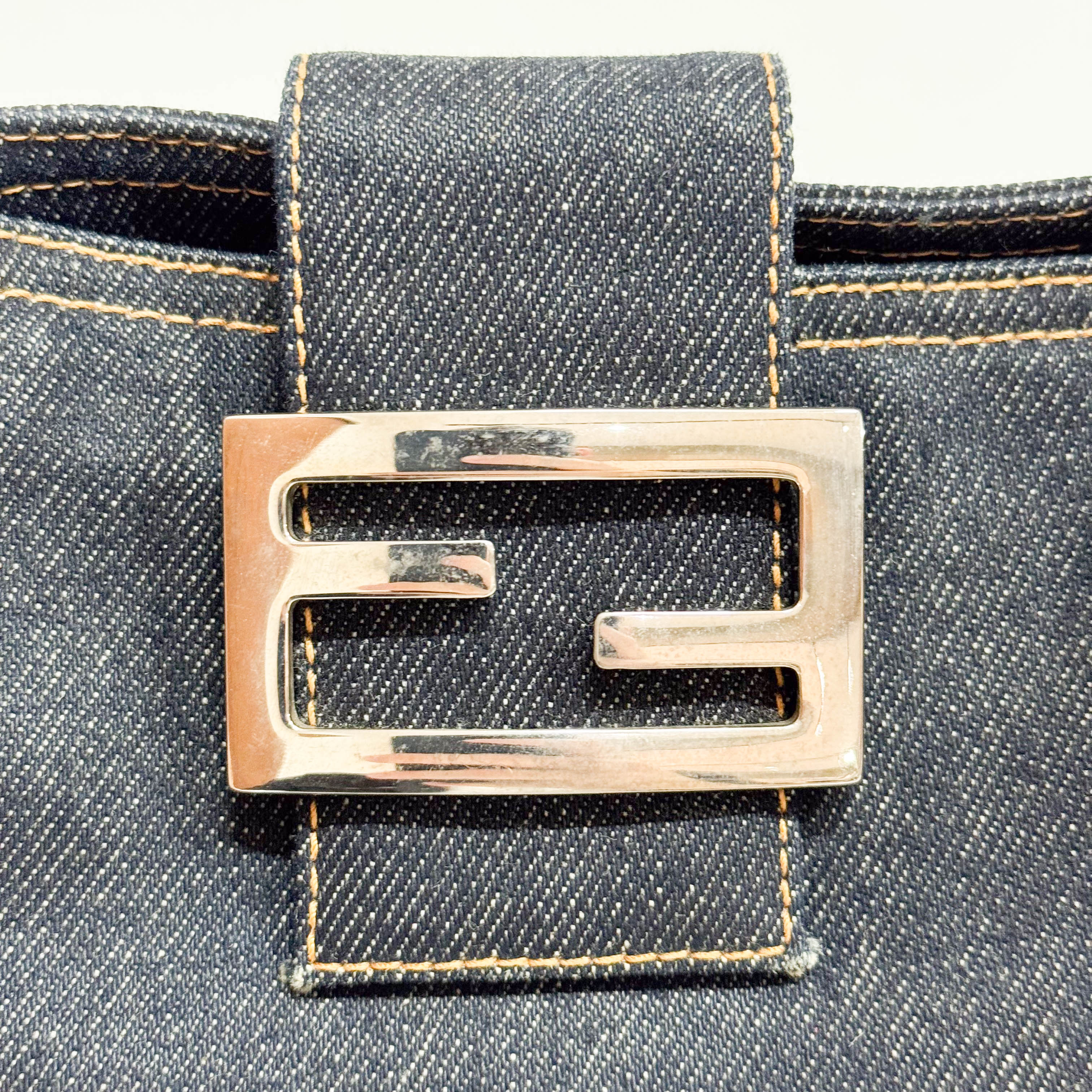 Blue Denim Shoulder Bag