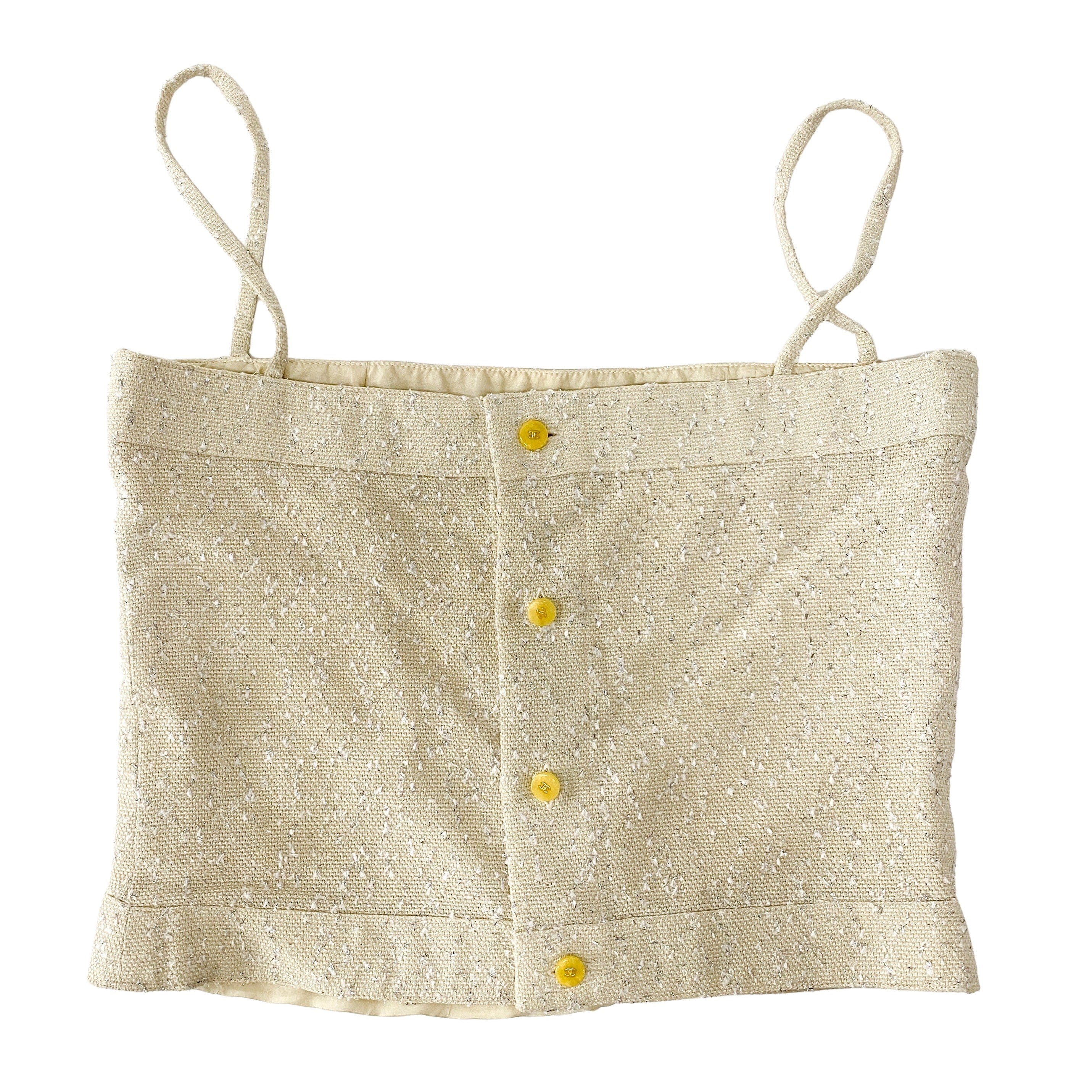 Neutral Wool & Metal Sparkles Camisole