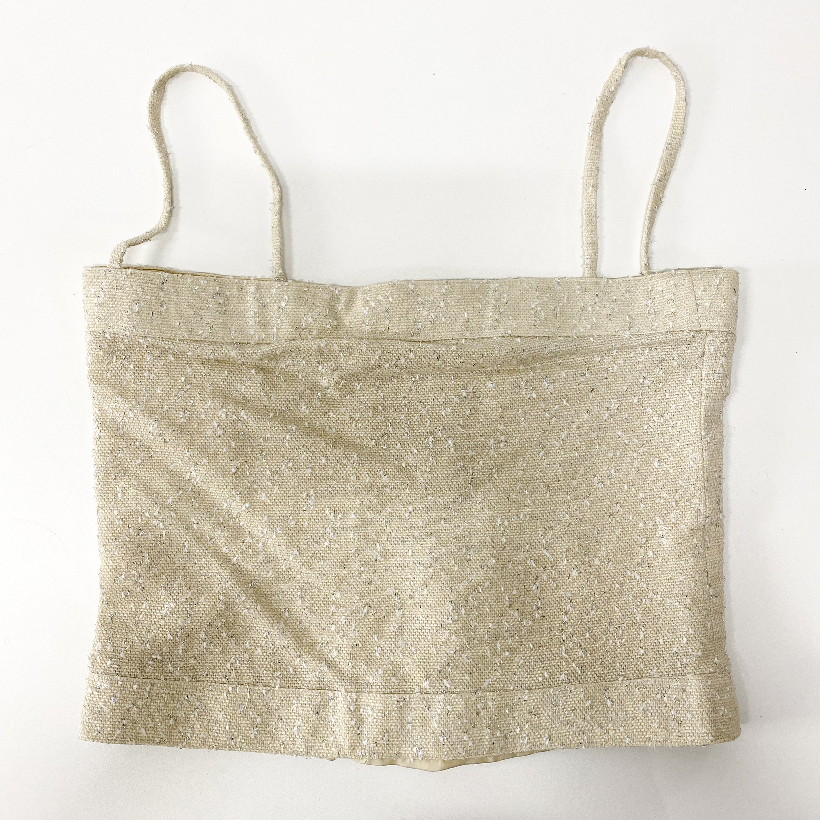 Neutral Wool & Metal Sparkles Camisole