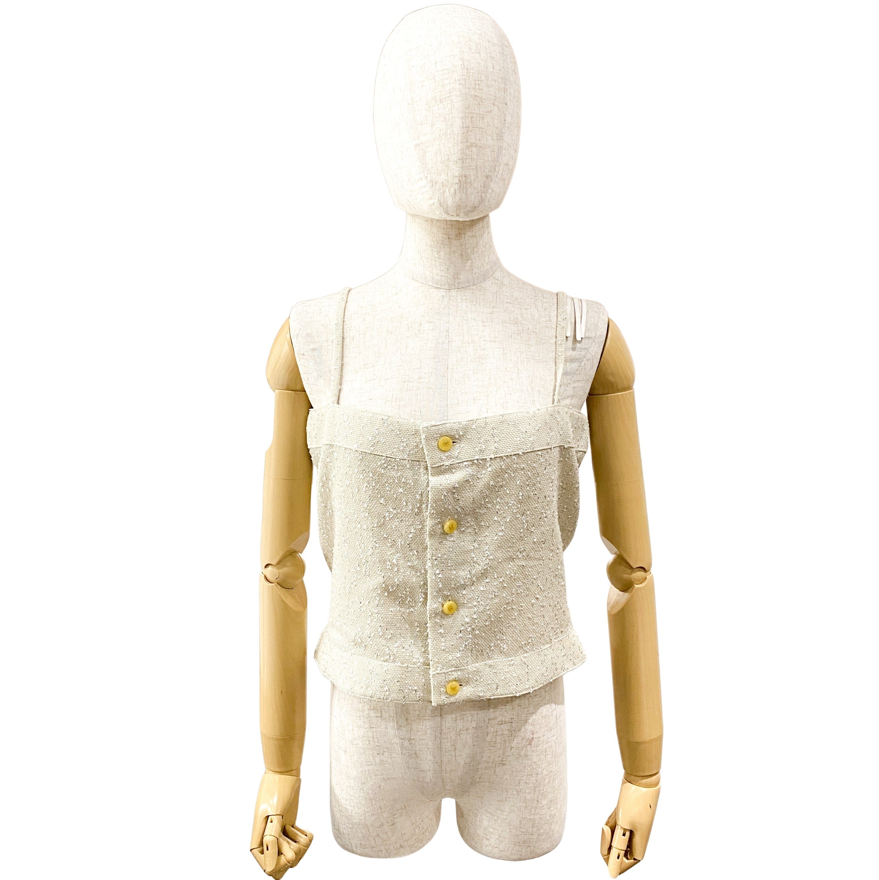 Neutral Wool & Metal Sparkles Camisole