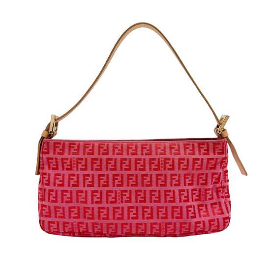 Zucchino Red Canvas Shoulder Bag