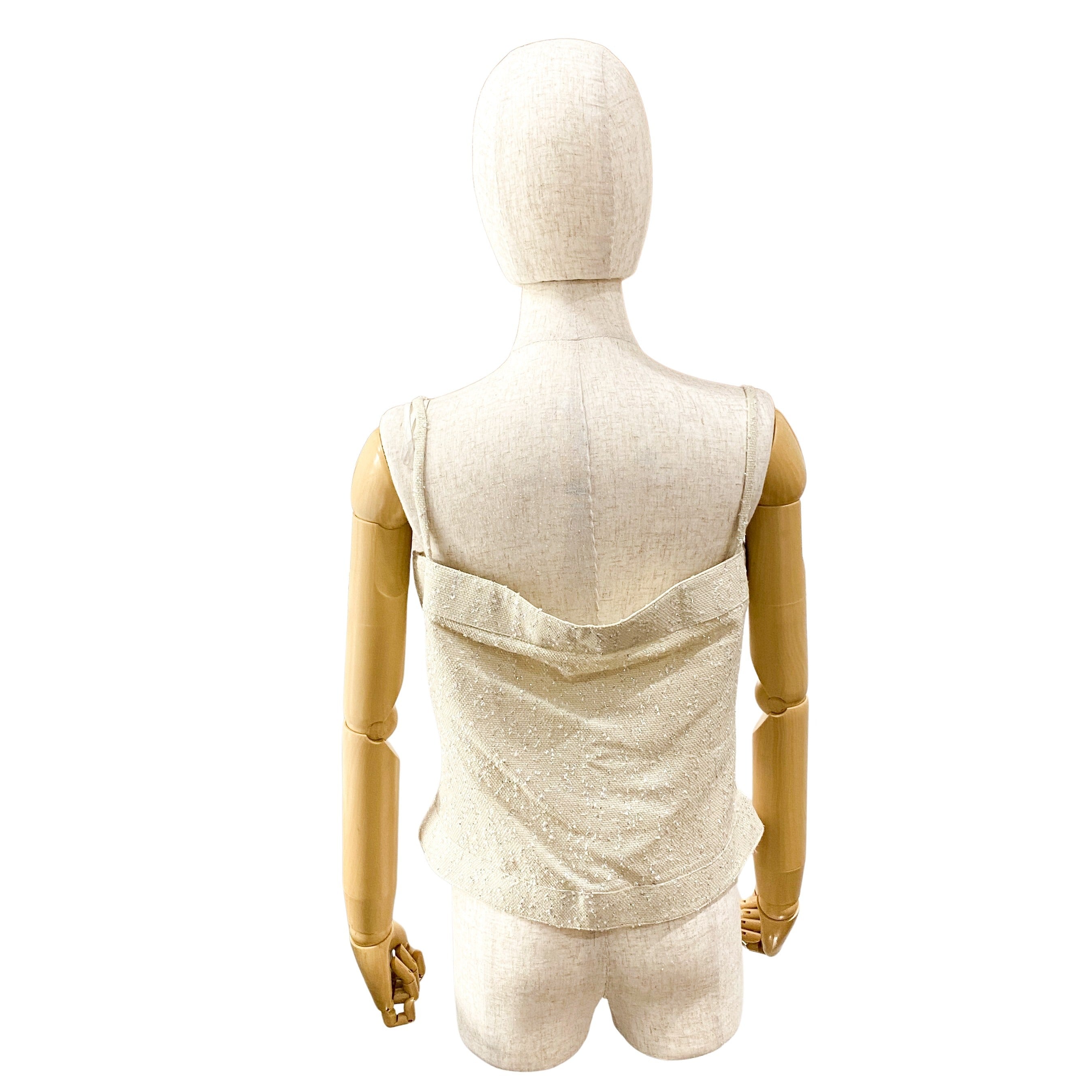 Neutral Wool & Metal Sparkles Camisole