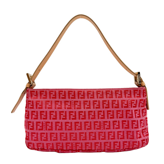 Zucchino Red Canvas Shoulder Bag