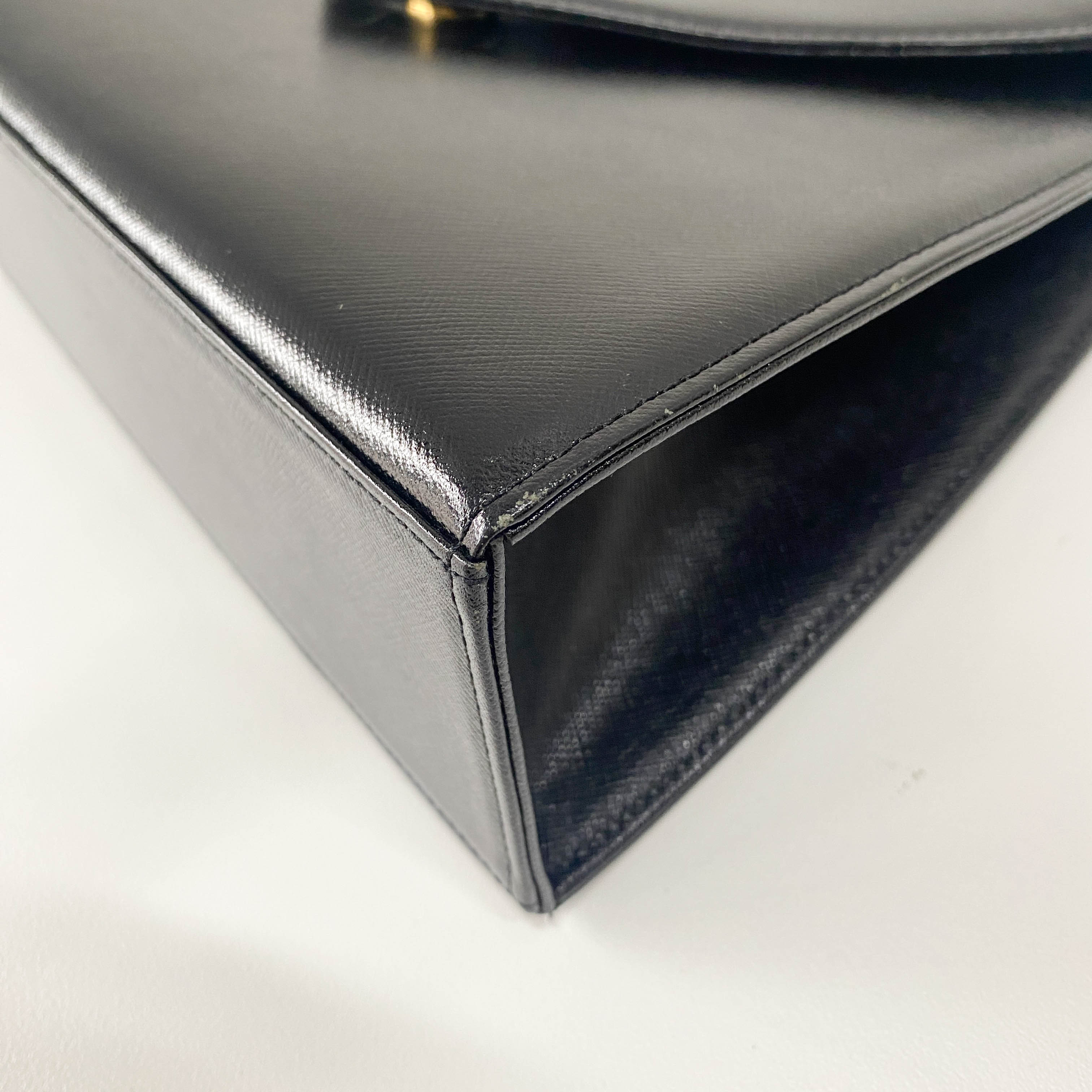 Black Leather Handbag