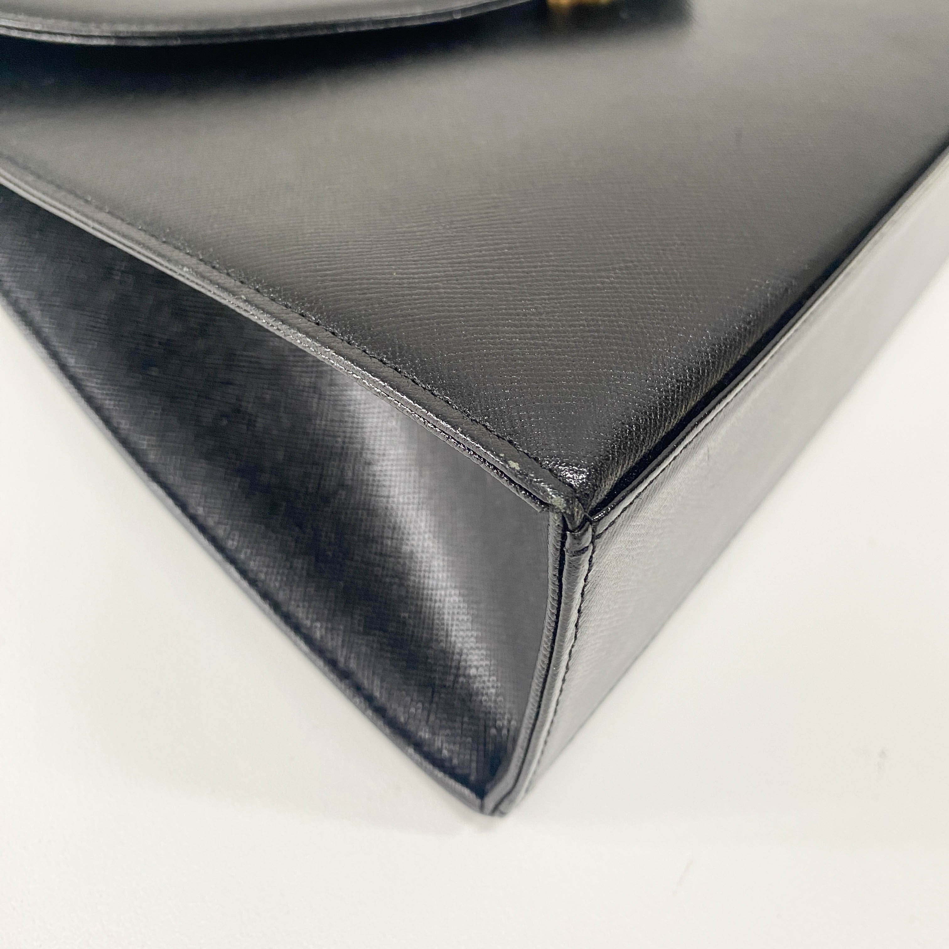 Black Leather Handbag