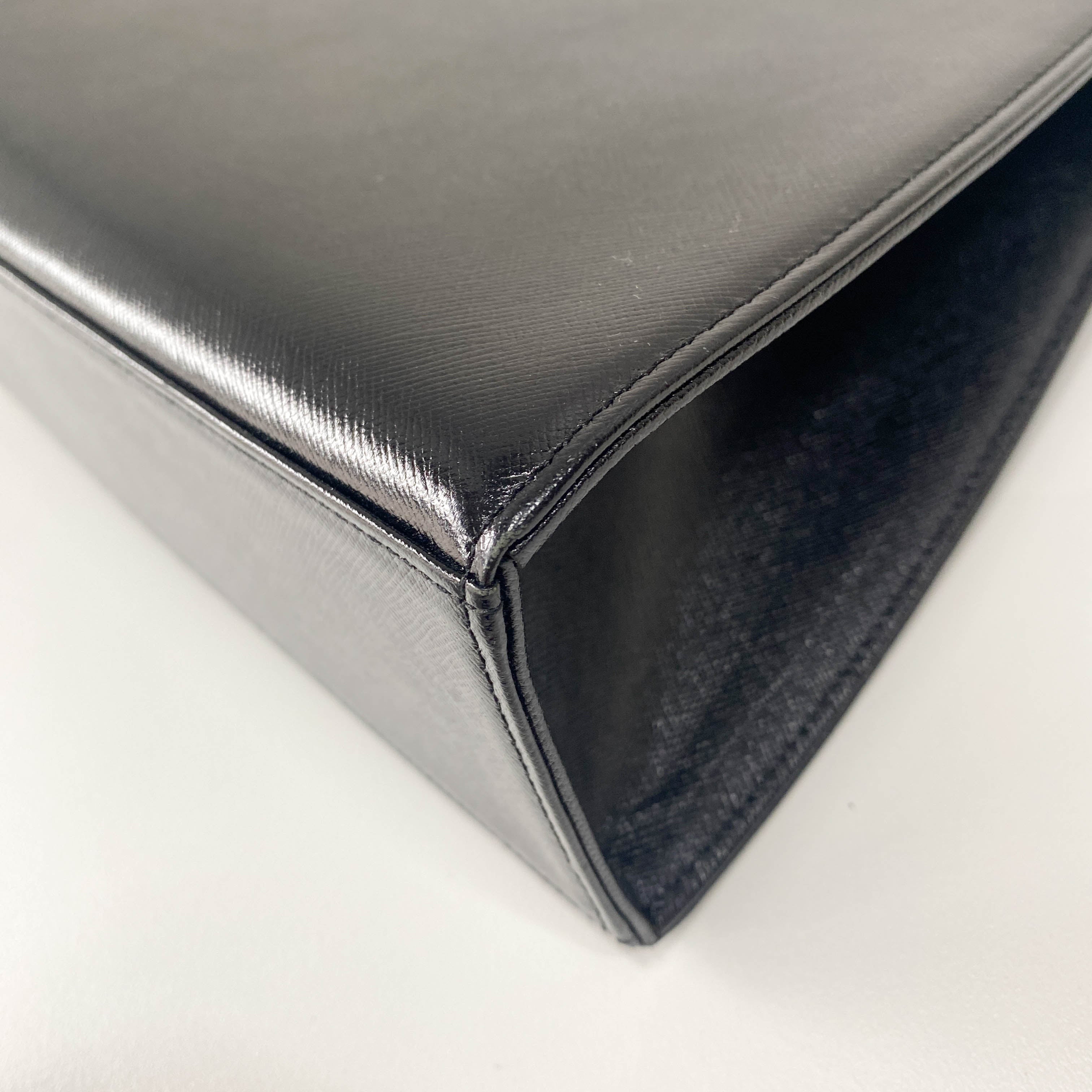 Black Leather Handbag