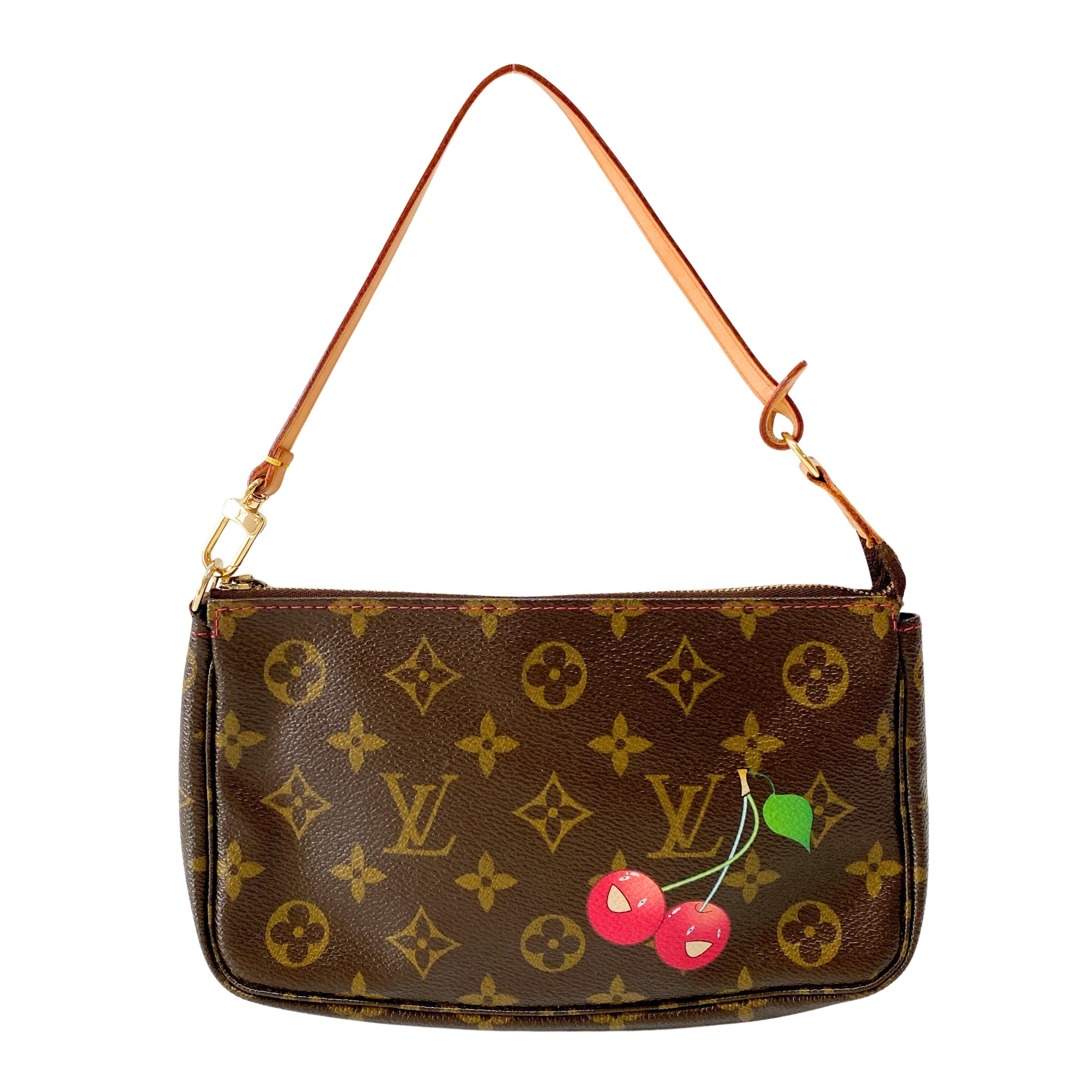 LV x Takashi Murakami Monogram Cherry Pochette Accessoire
