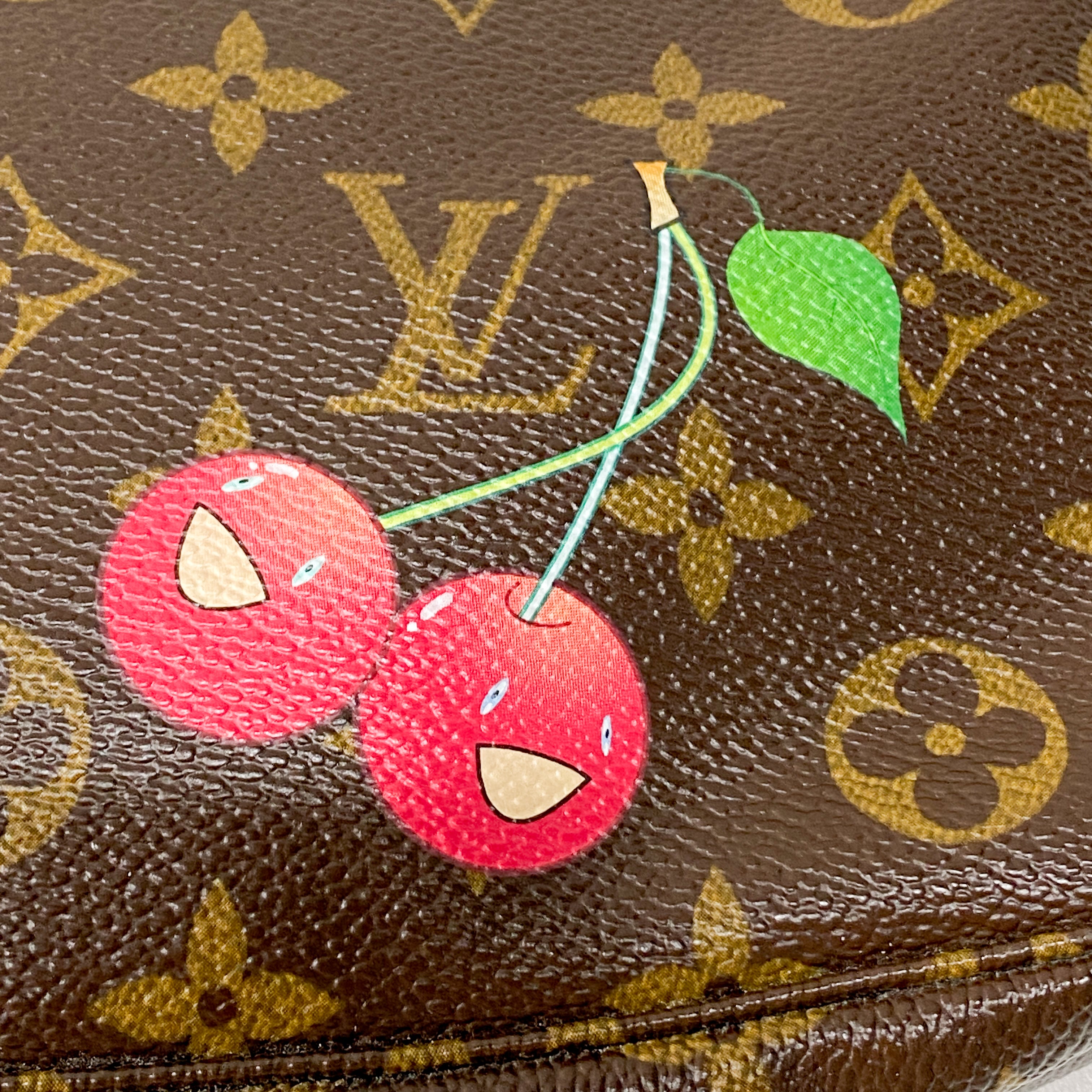LV x Takashi Murakami Monogram Cherry Pochette Accessoire