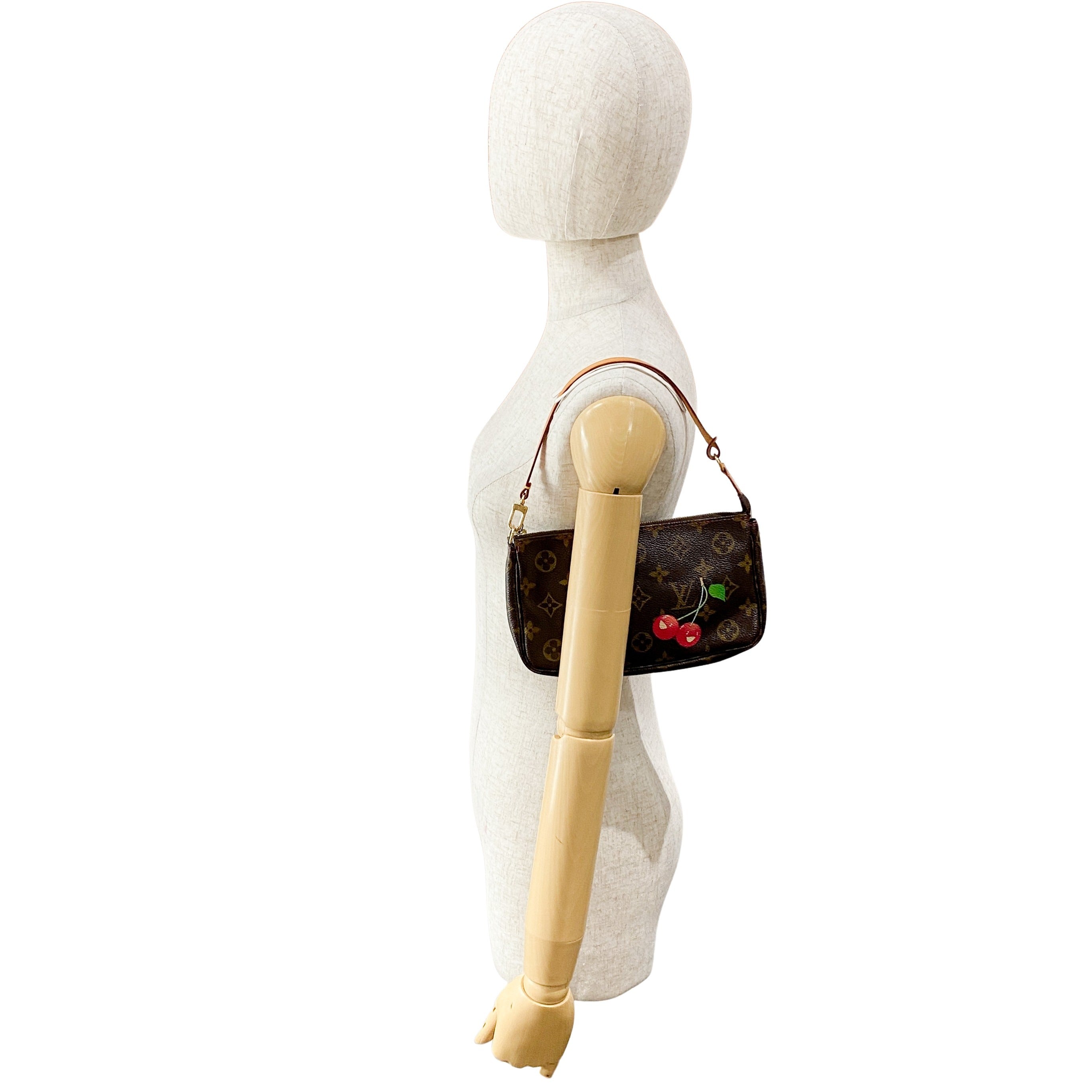 LV x Takashi Murakami Monogram Cherry Pochette Accessoire