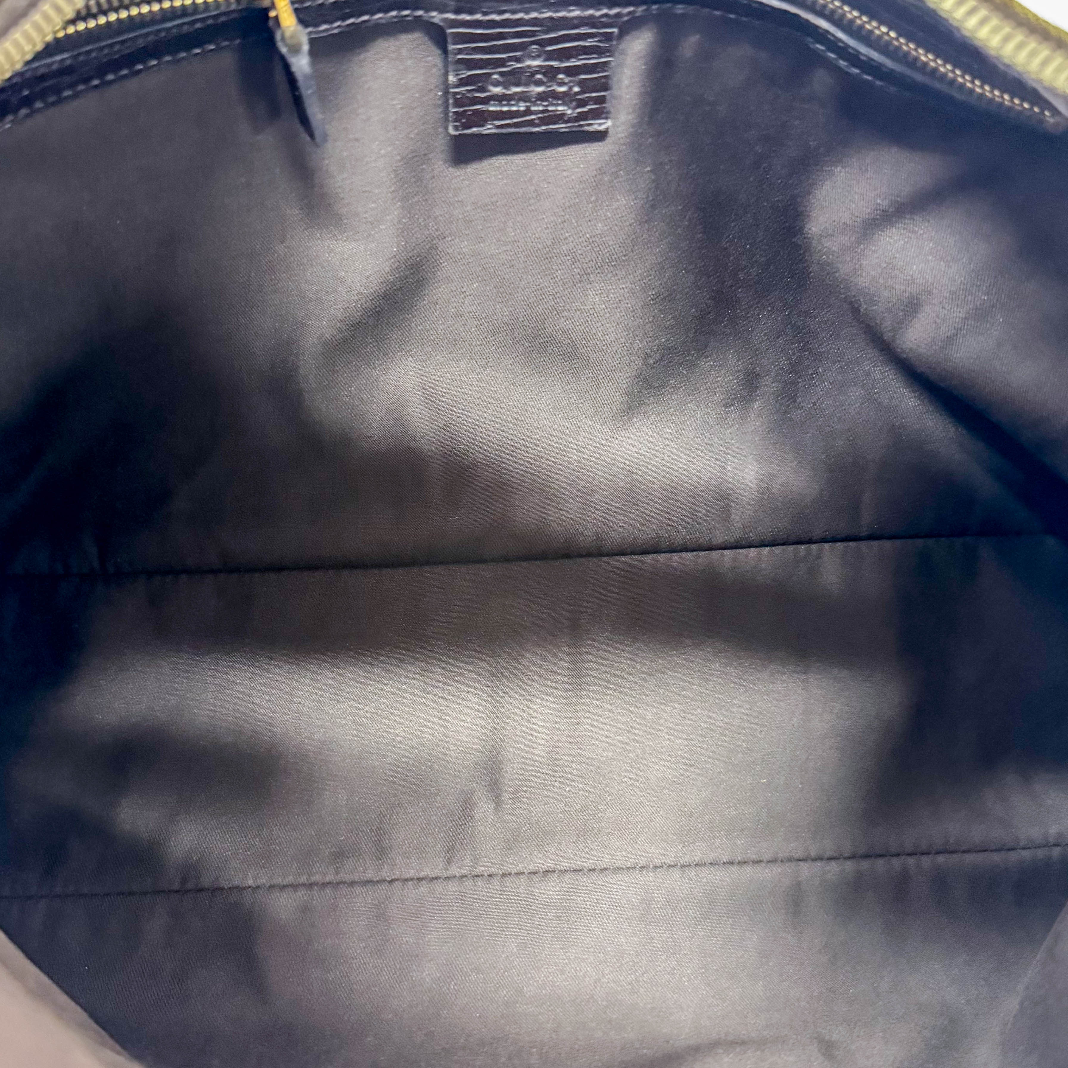 Horsebit Shoulder GG Canvas Hobo Bag