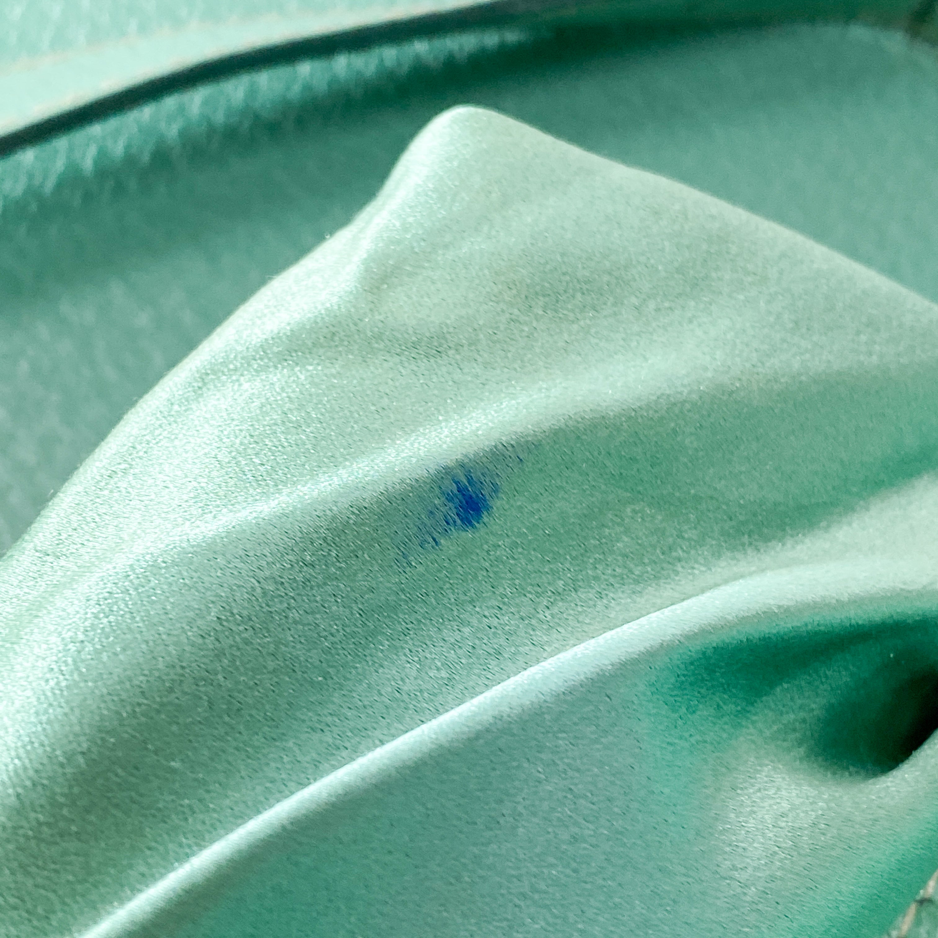 Mamma Baguette Mint Green Leather Shoulder Bag