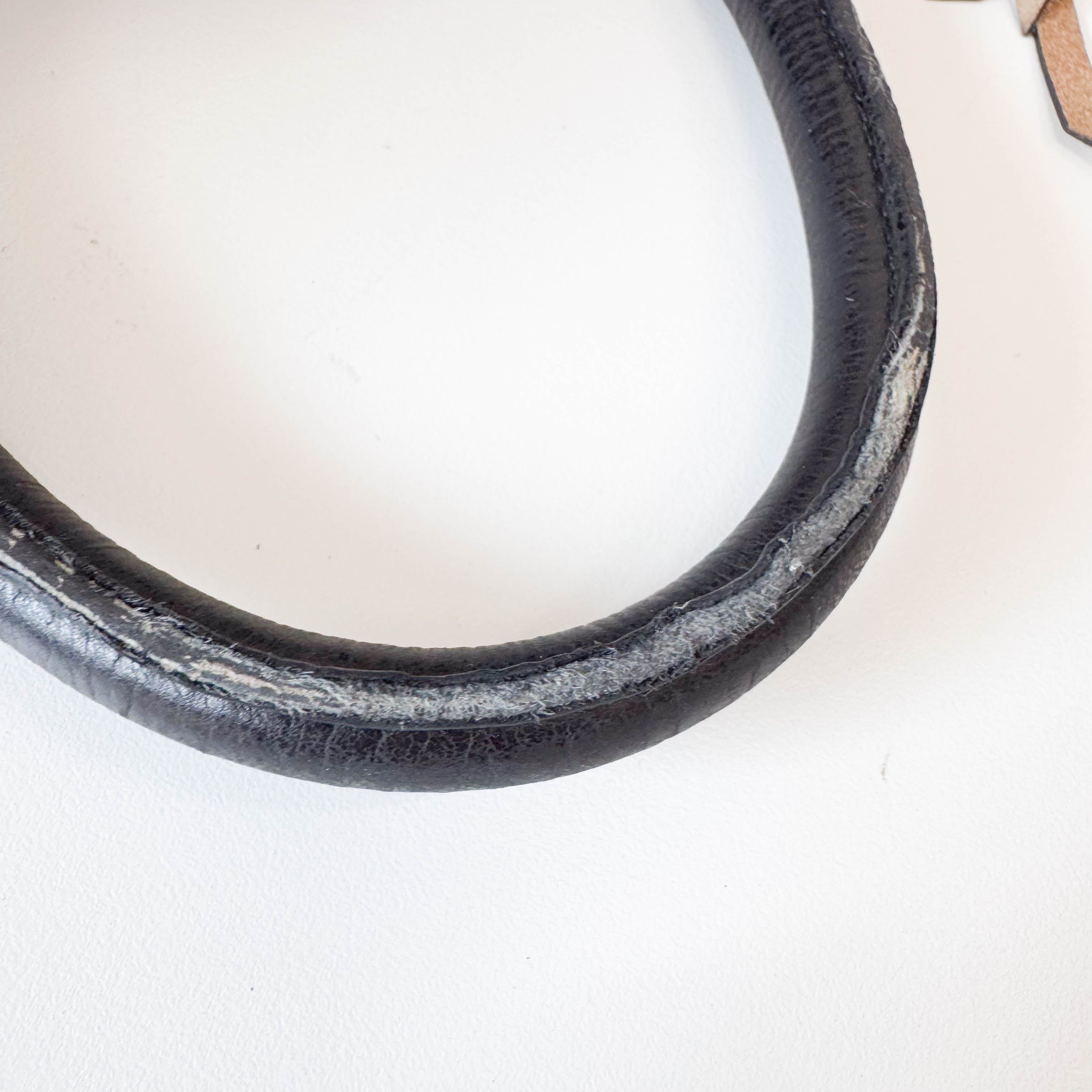 Vitello Black Leather Bag