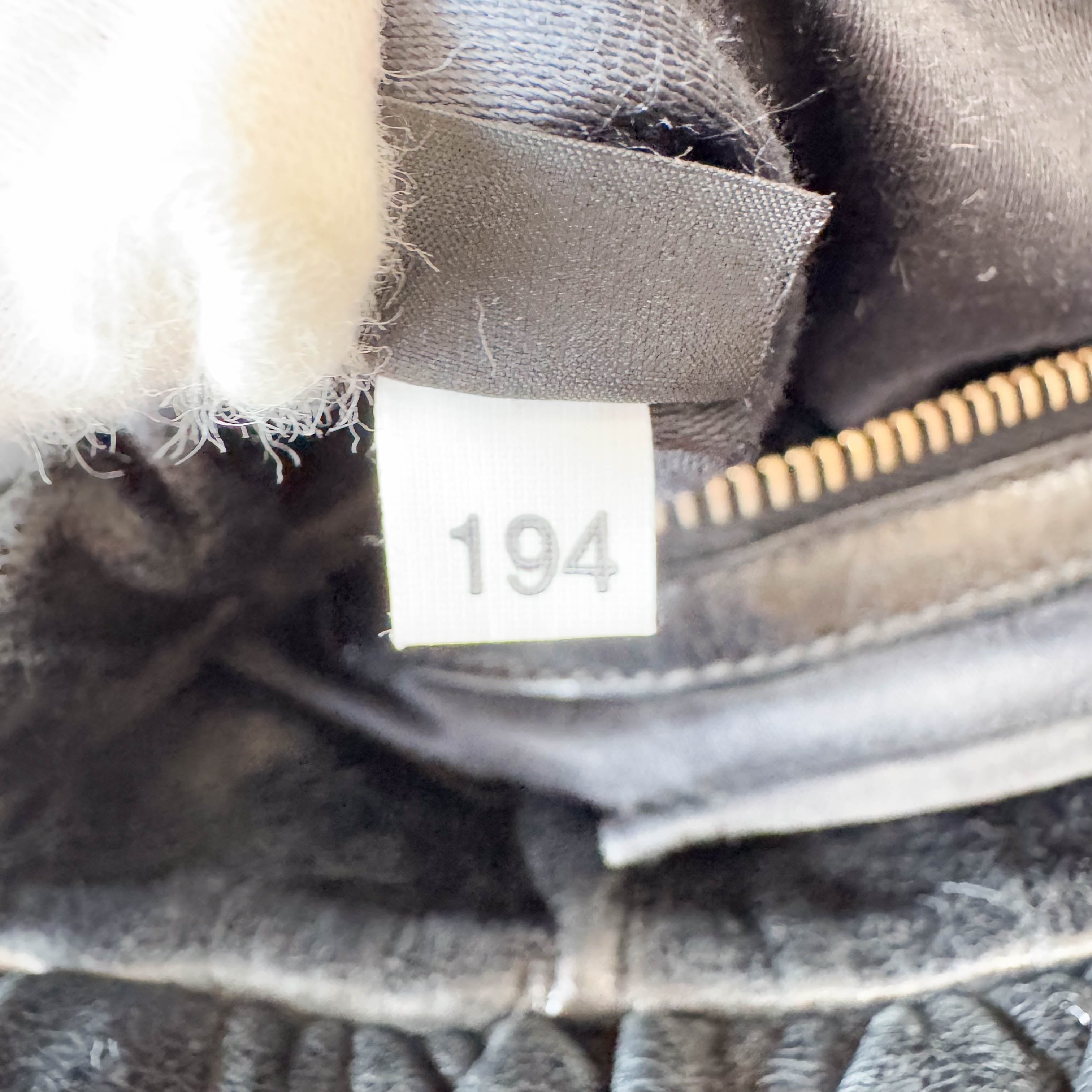 Vitello Black Leather Bag