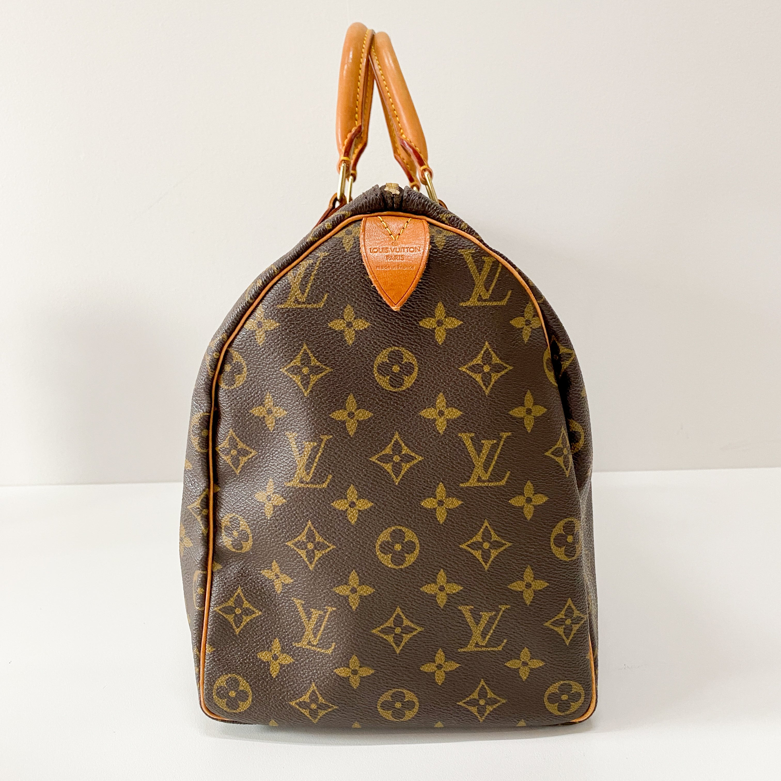 Monogram Speedy 40 Brown Canvas Handbag