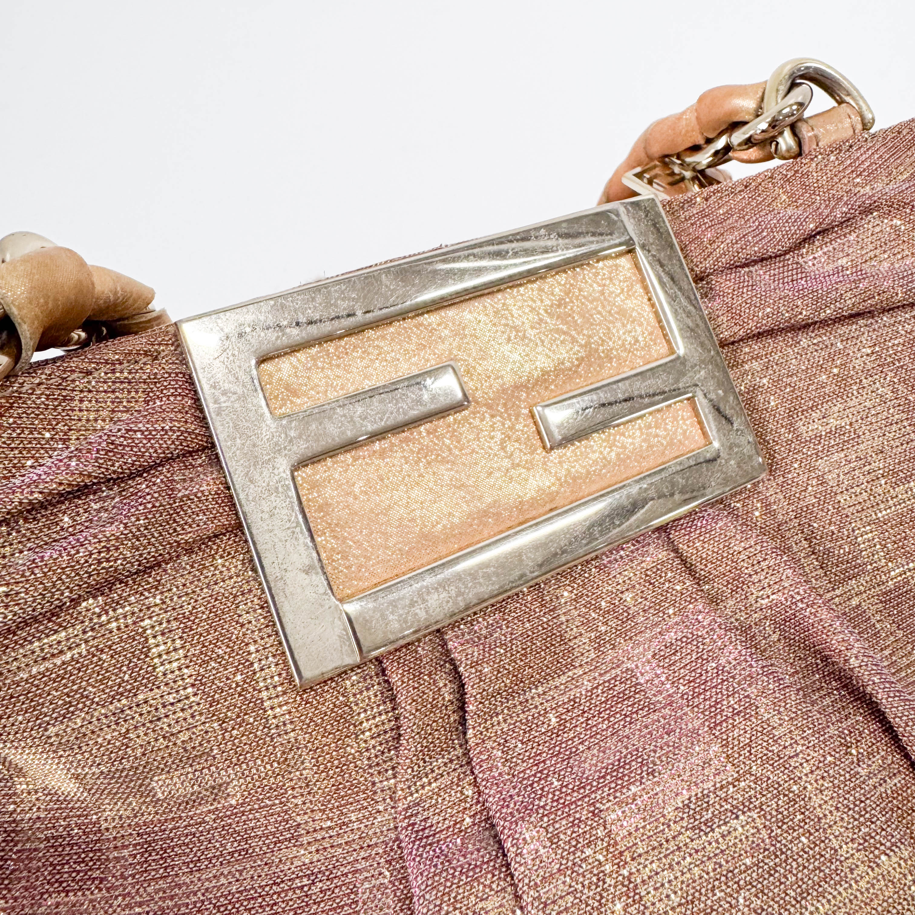 Metallic Lurex Zucca Mia Hobo Shoulder Bag