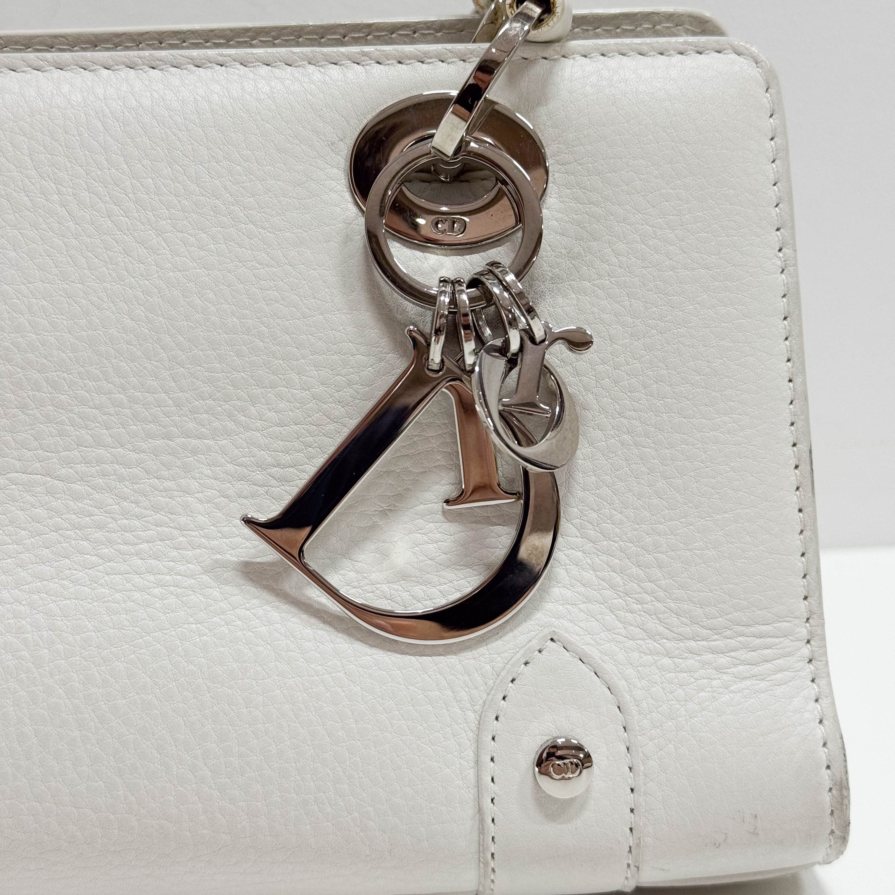White Leather Shoulder Bag
