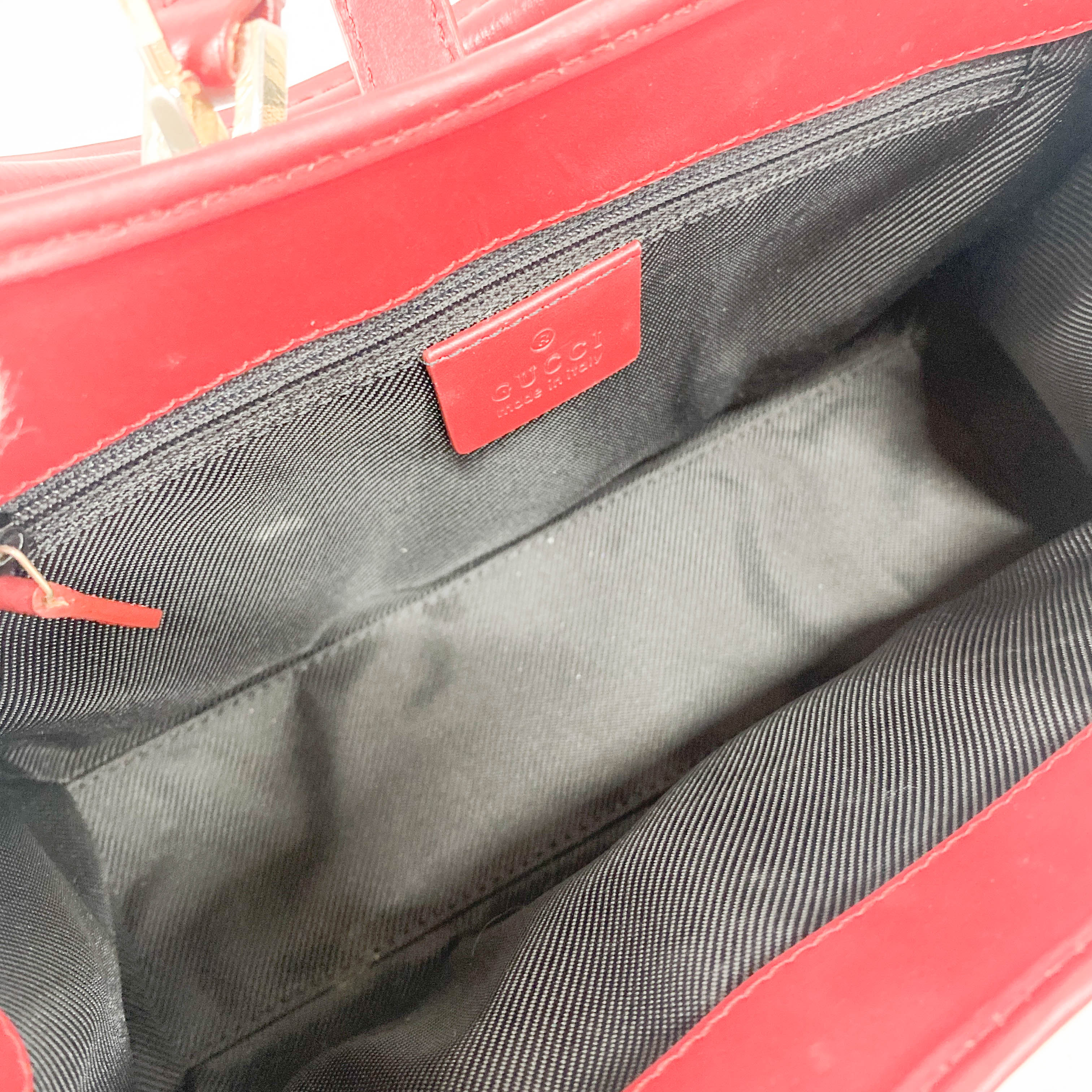 Jackie GG Supreme Brown Canvas Shoulder Bag