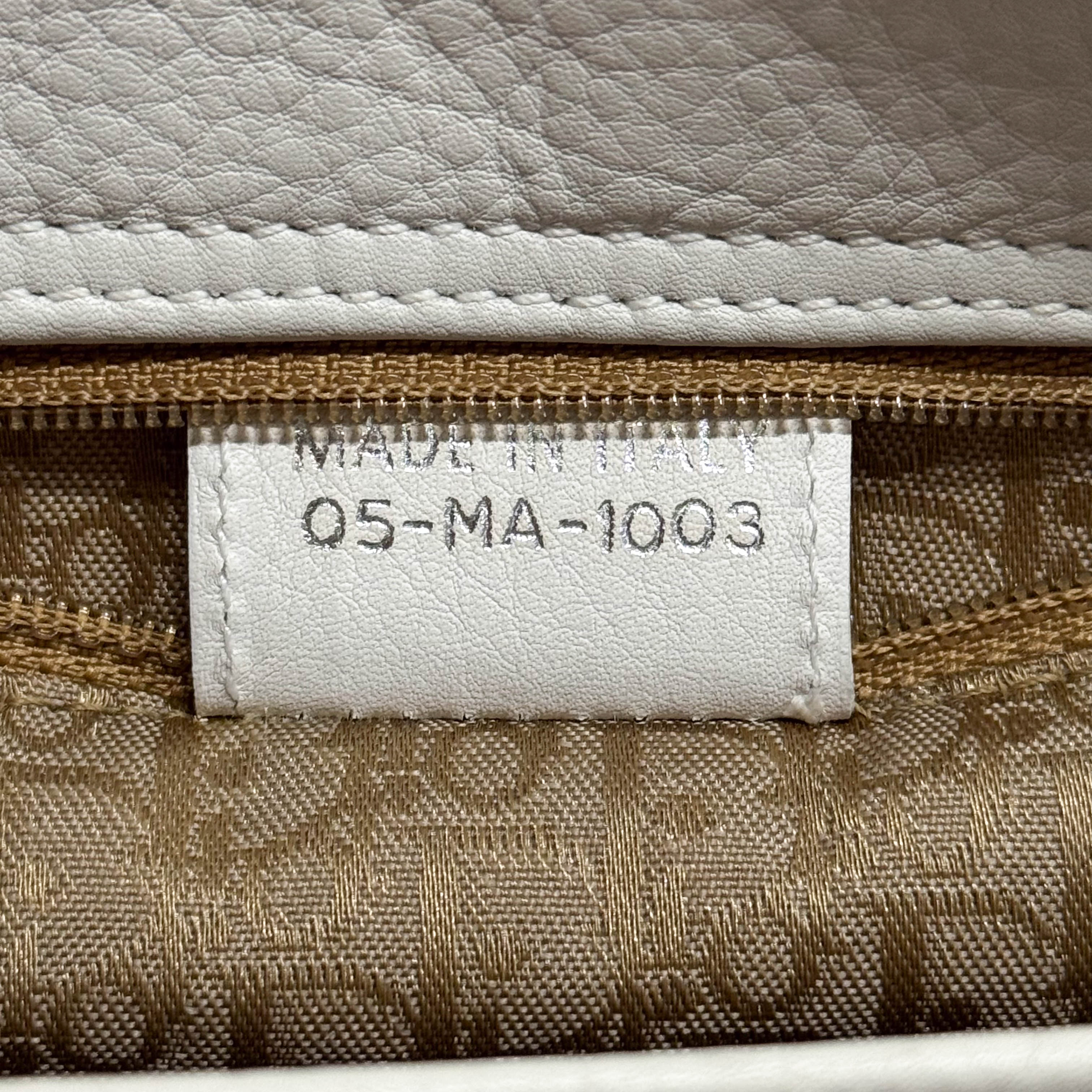 White Leather Shoulder Bag