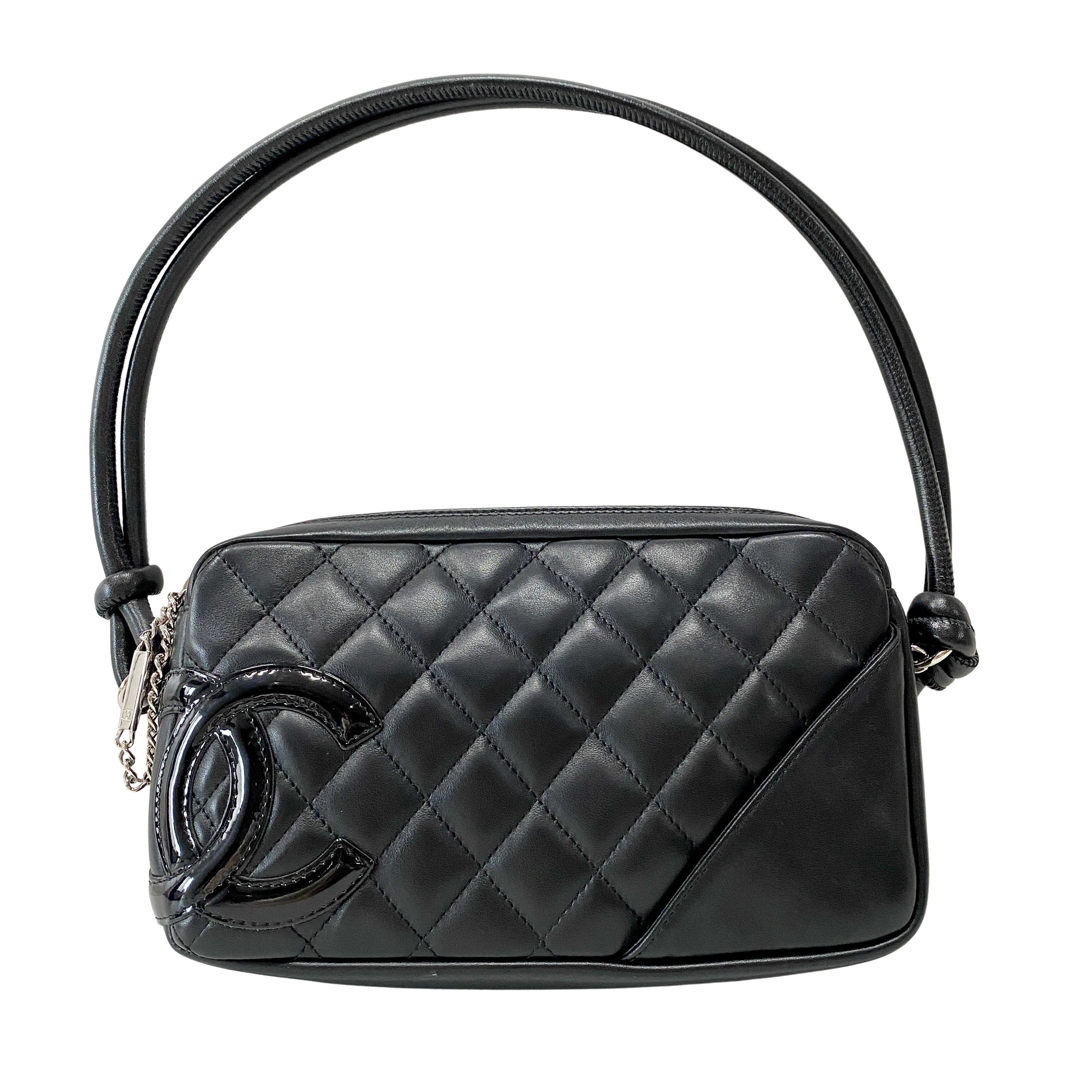 Cambon Black-on-Black Shoulder Bag