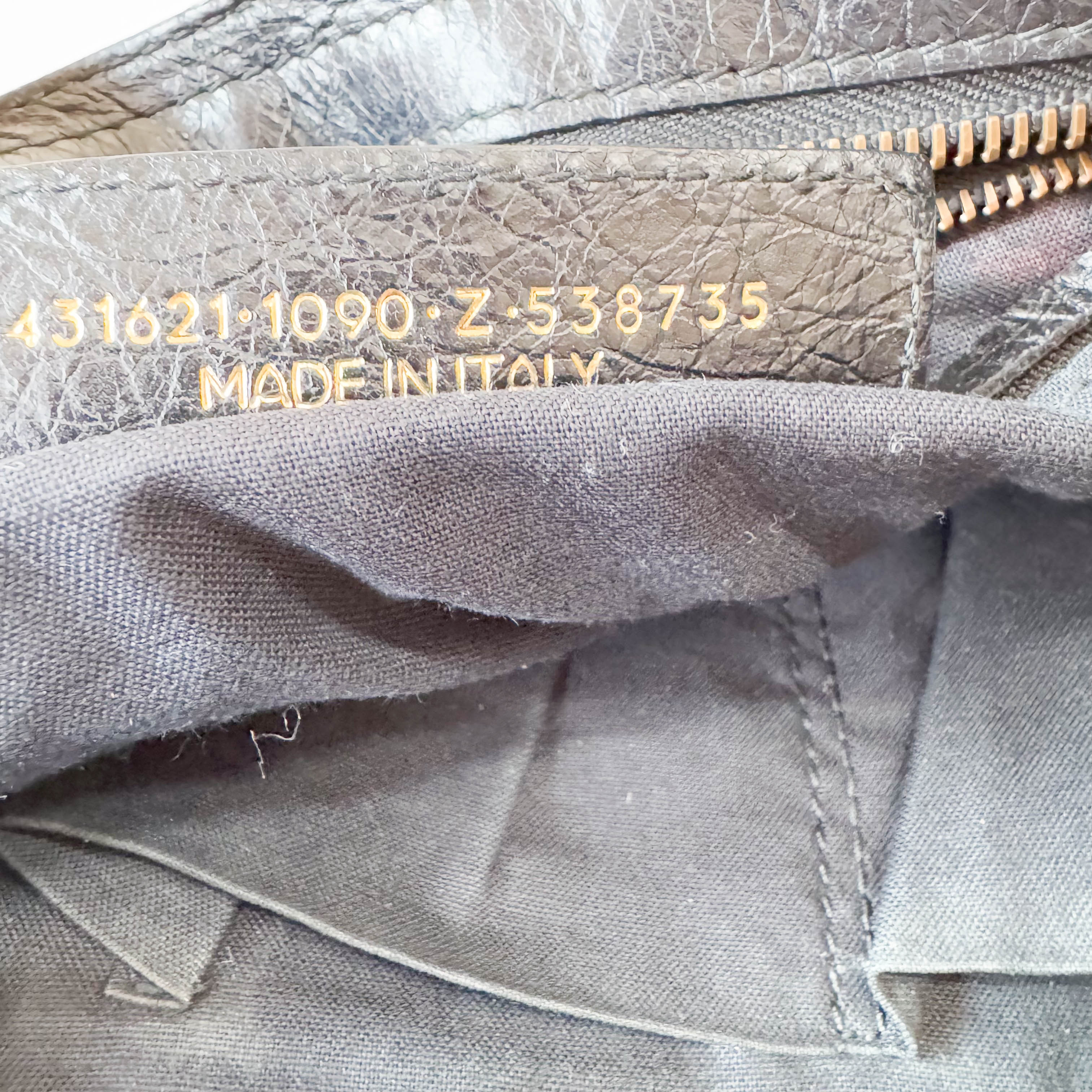 Graffiti The City Black Leather Hand Bag