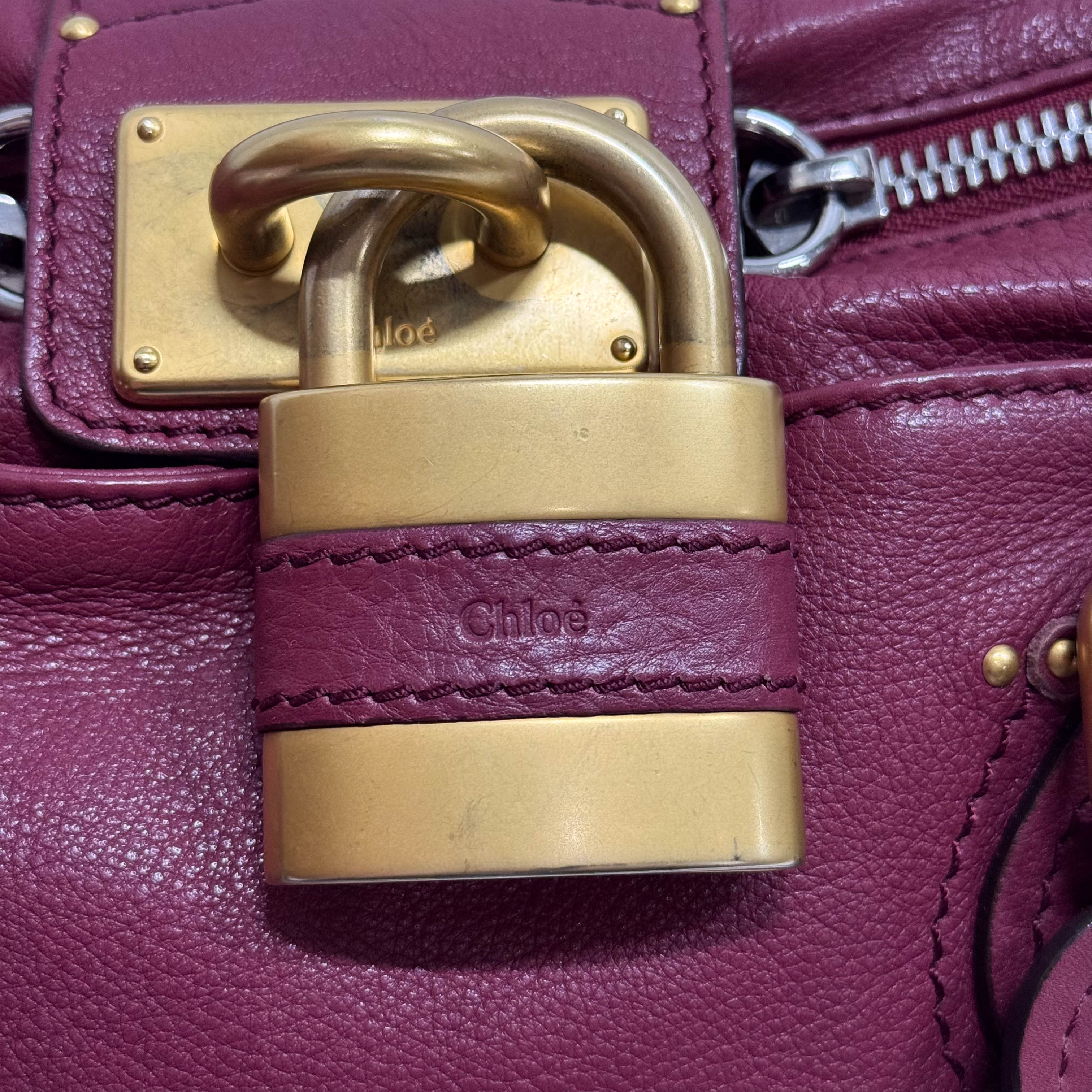 Paddington Pink Leather Shoulder Bag
