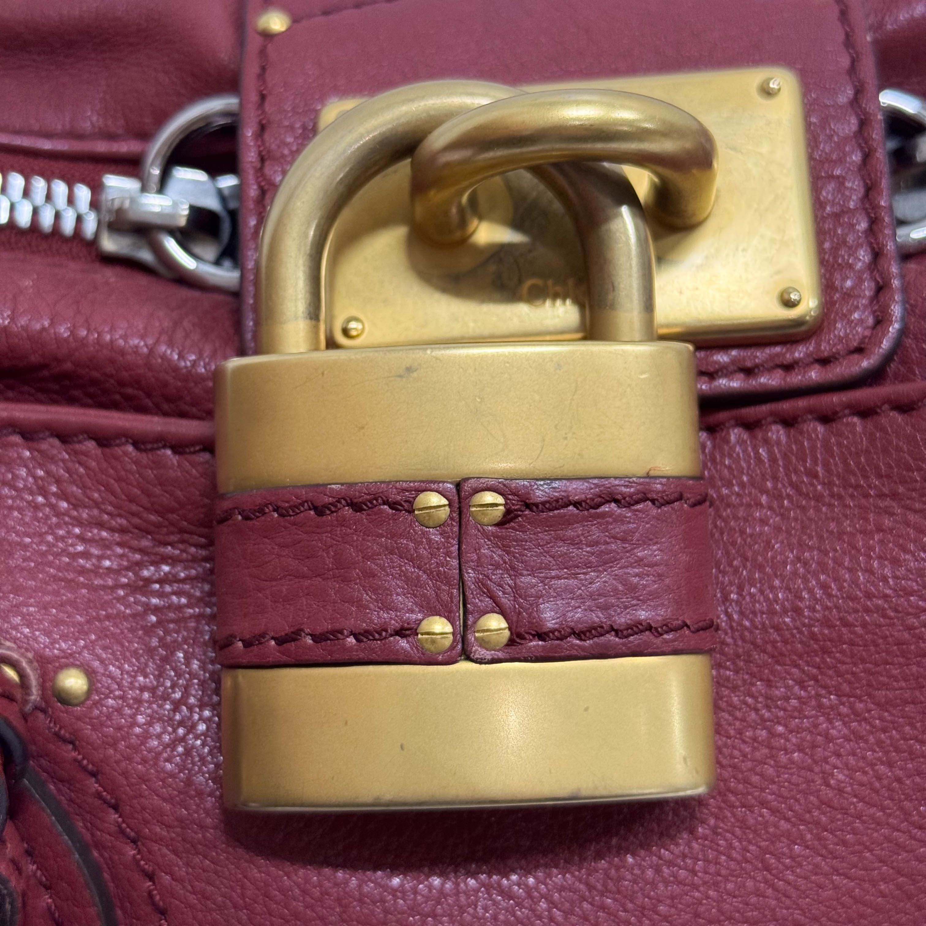 Paddington Pink Leather Shoulder Bag