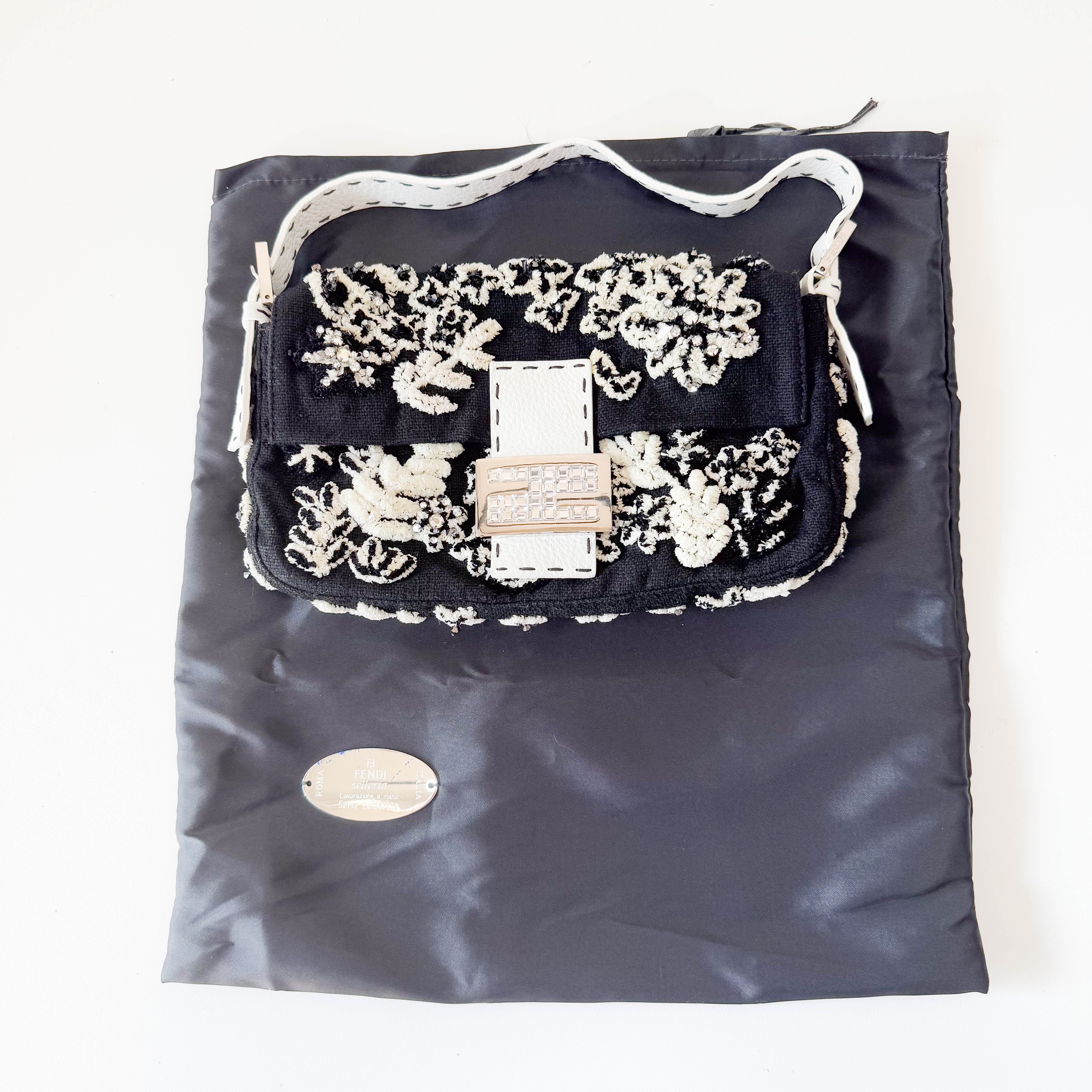 Floral Selleria Beaded Baguette