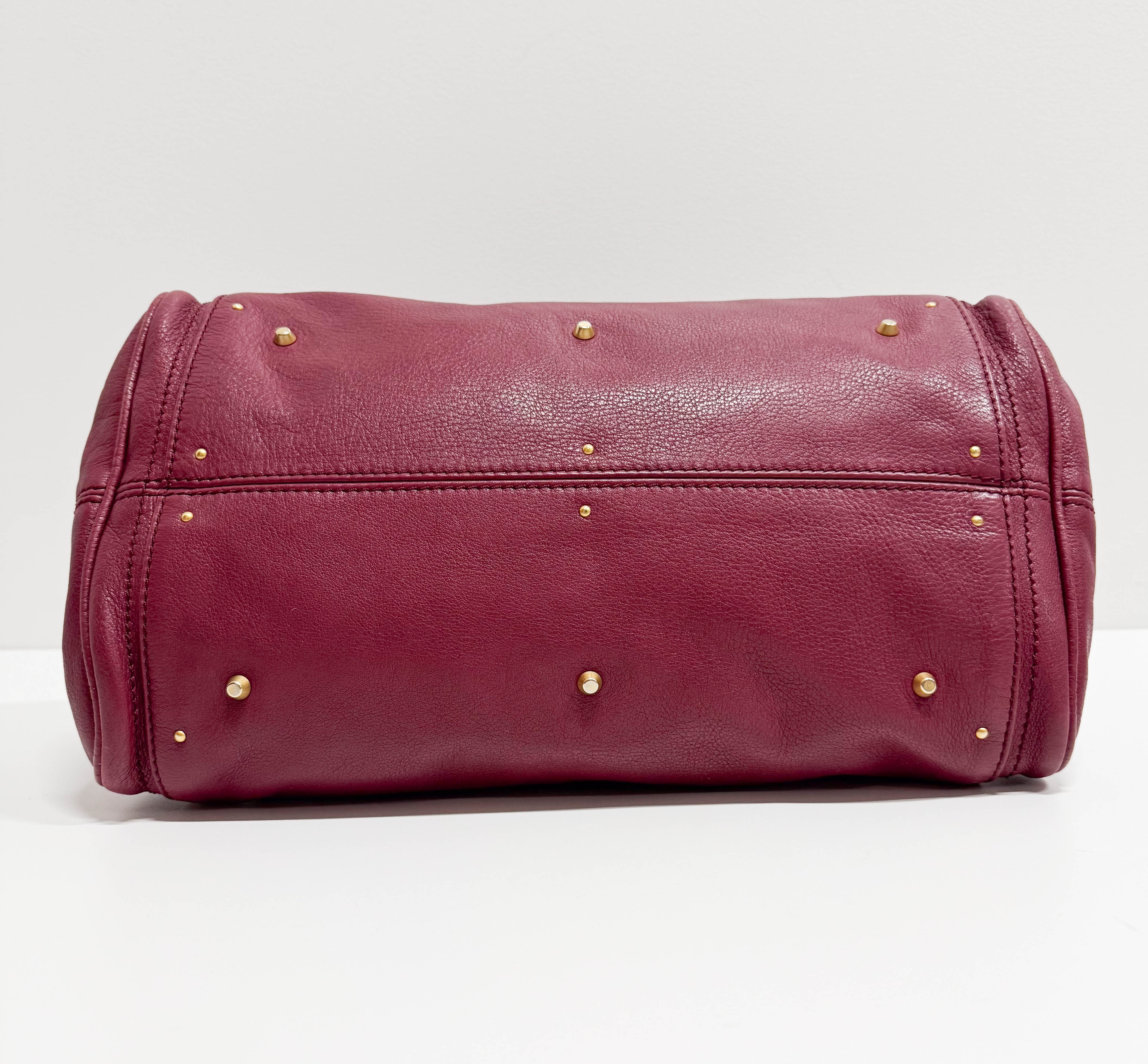Paddington Pink Leather Shoulder Bag