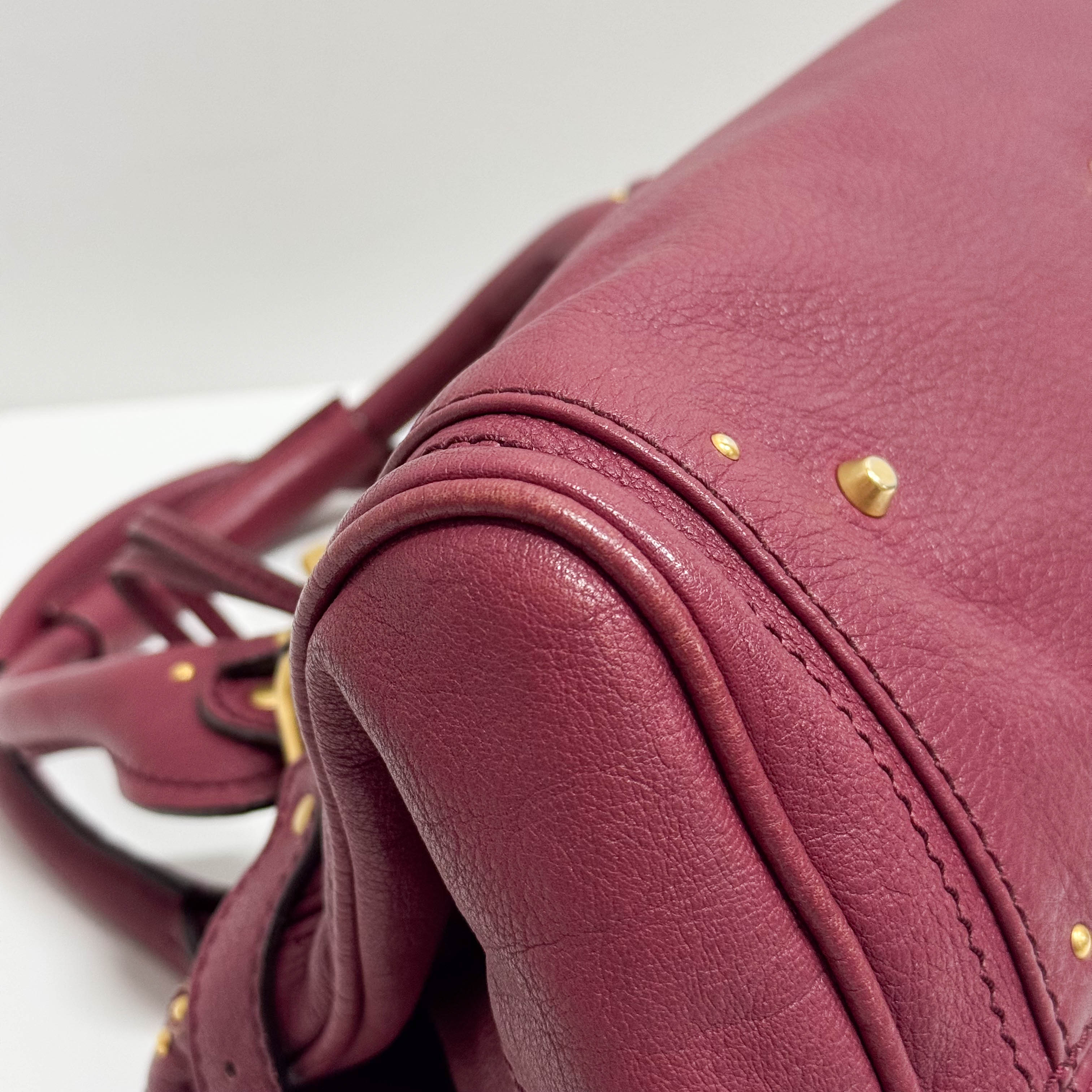 Paddington Pink Leather Shoulder Bag