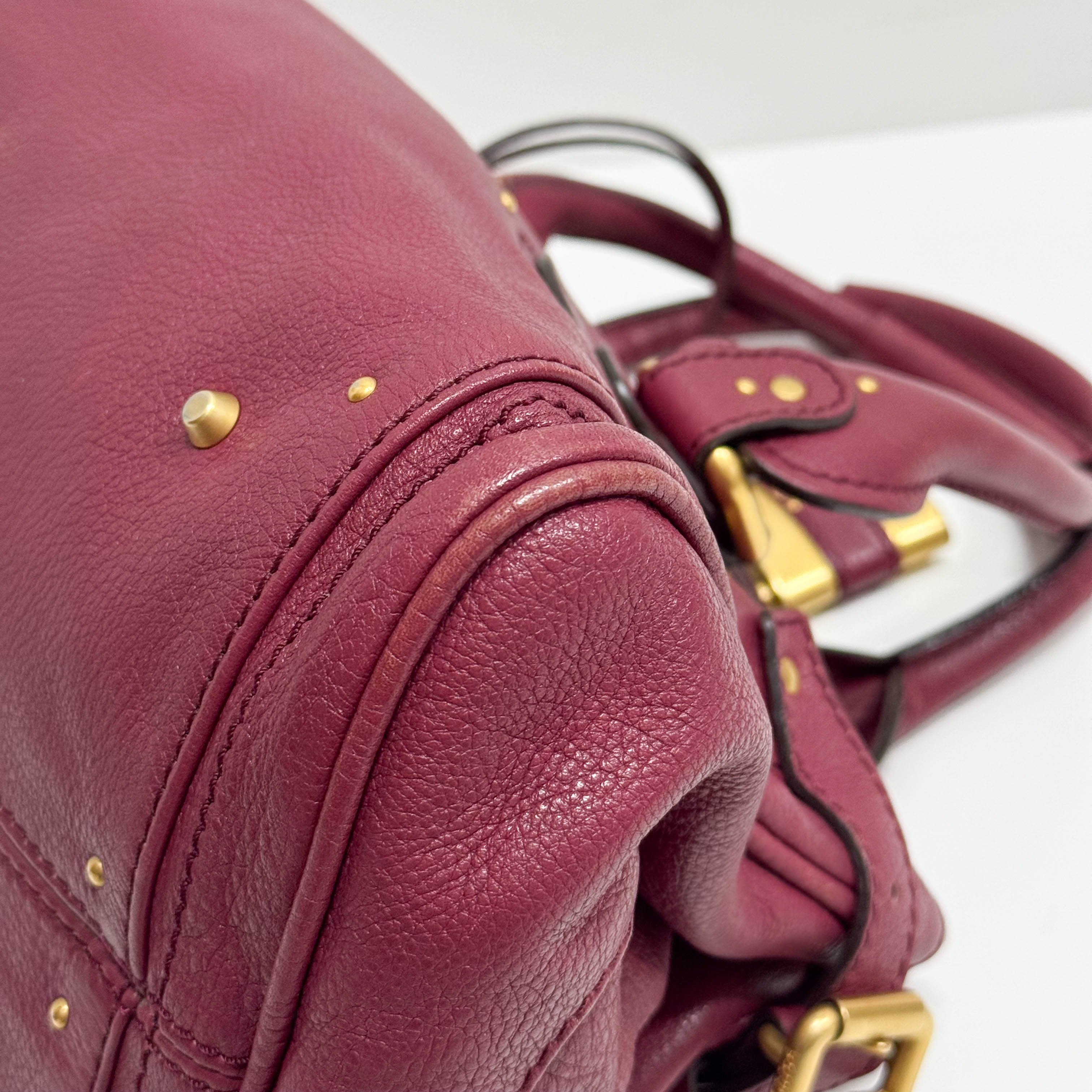 Paddington Pink Leather Shoulder Bag