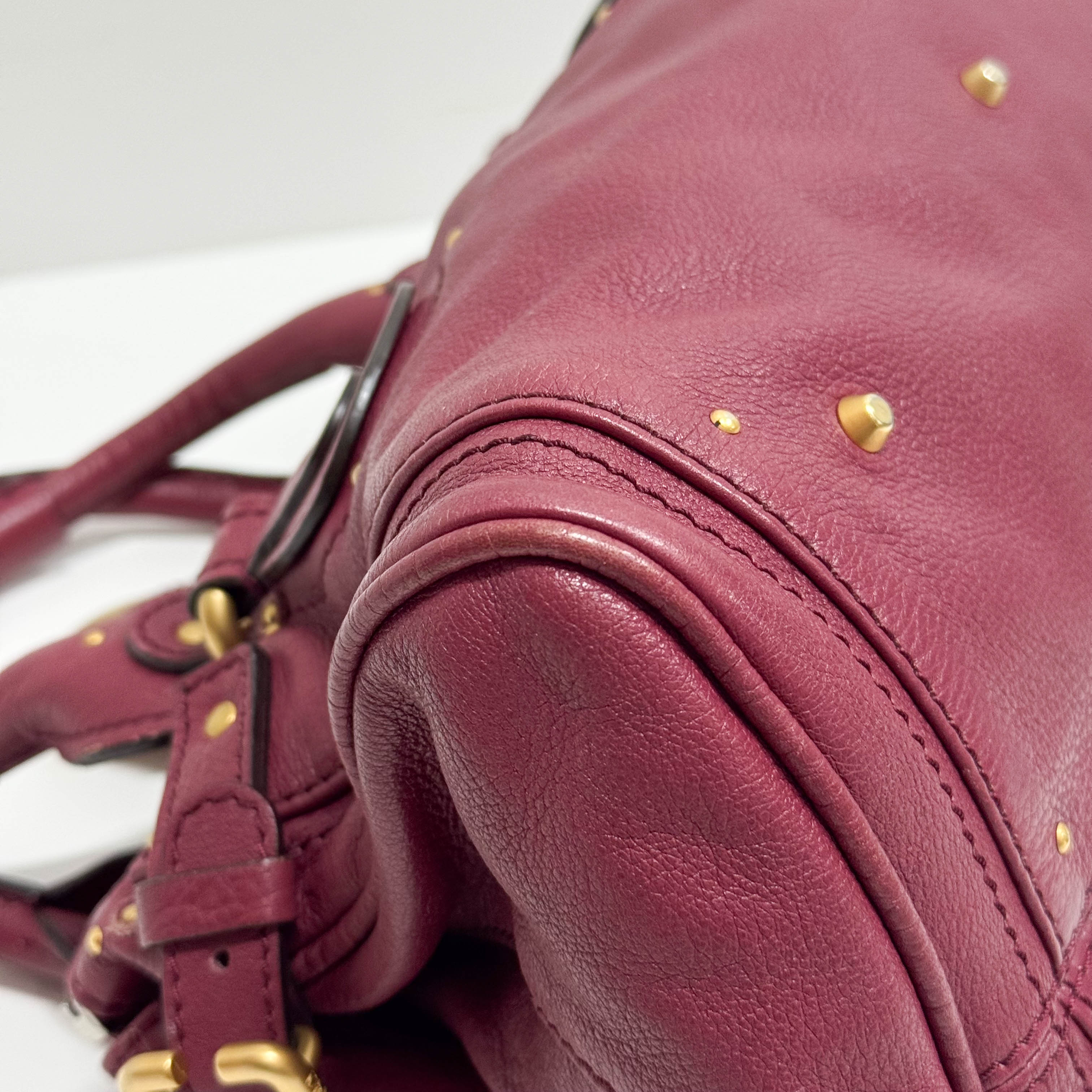 Paddington Pink Leather Shoulder Bag