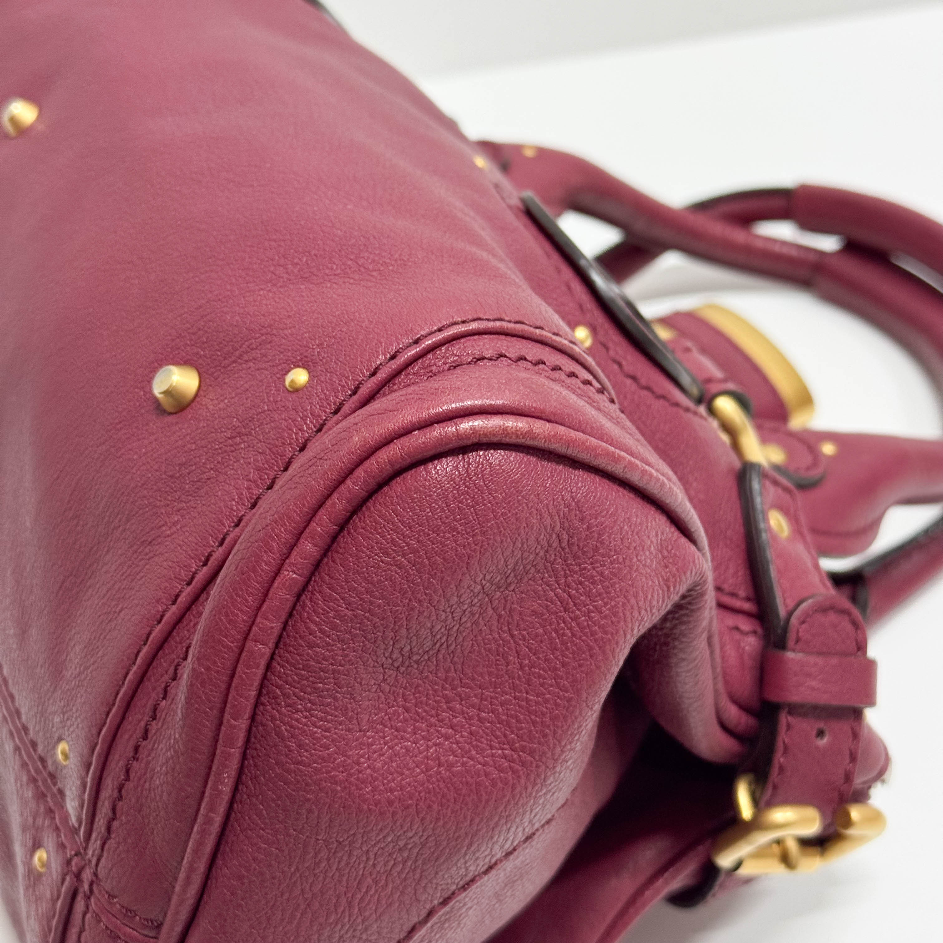 Paddington Pink Leather Shoulder Bag