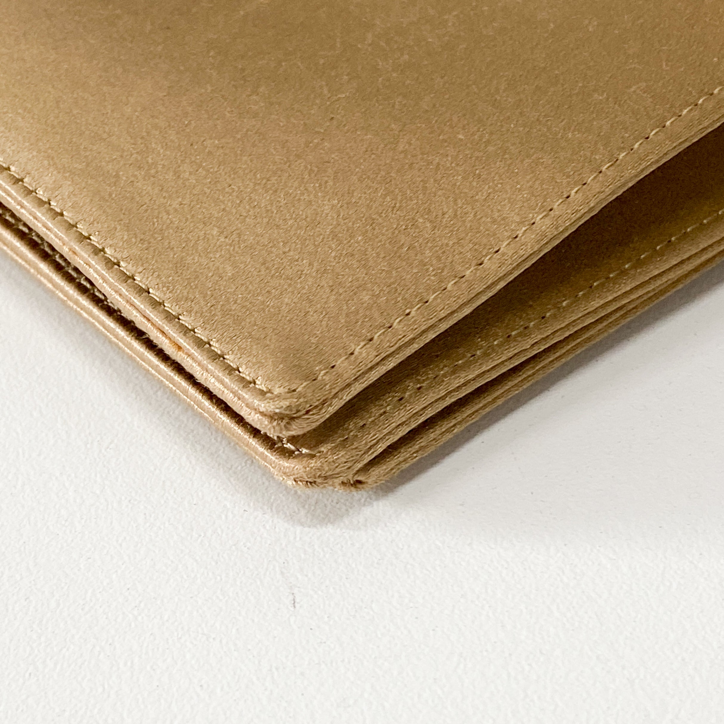 Coco Mark Satin Rhinestone Shoulder Bag