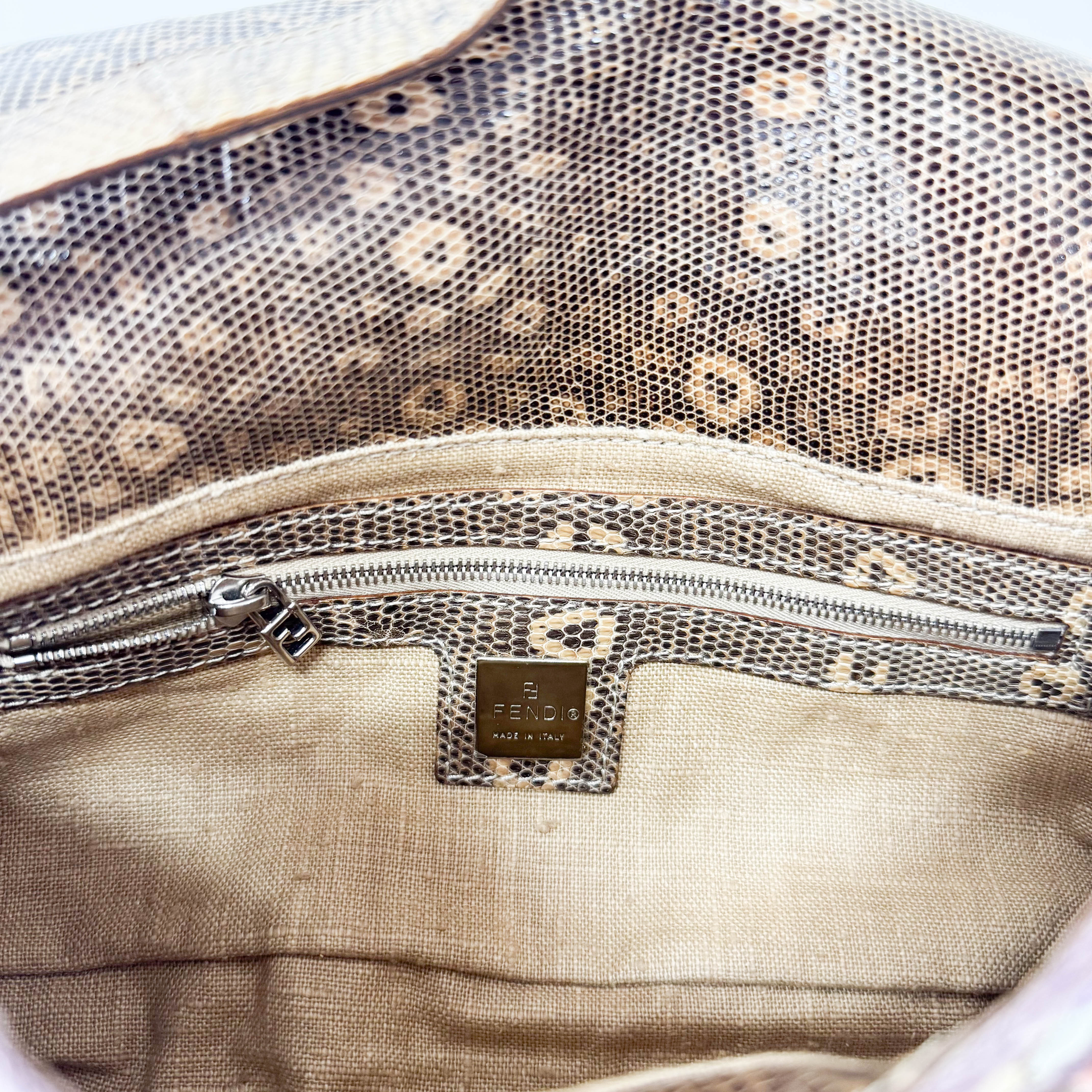 Limited Edition Baguette Embroidered Mirror Shoulder Bag