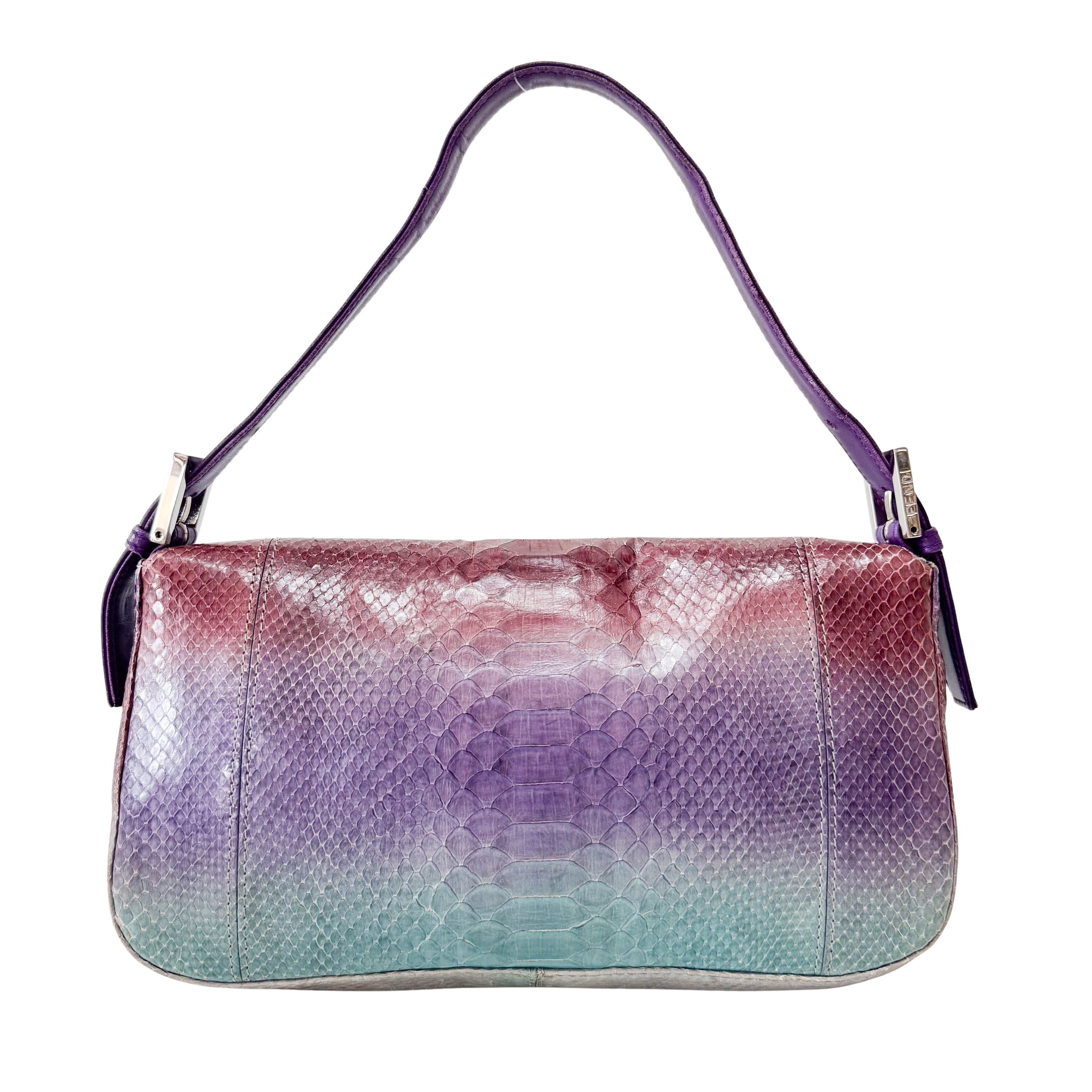 Baguette Multi-colour Leather Bag