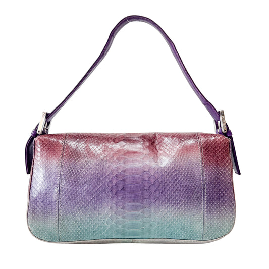 Baguette Multi-colour Lizard Leather Bag