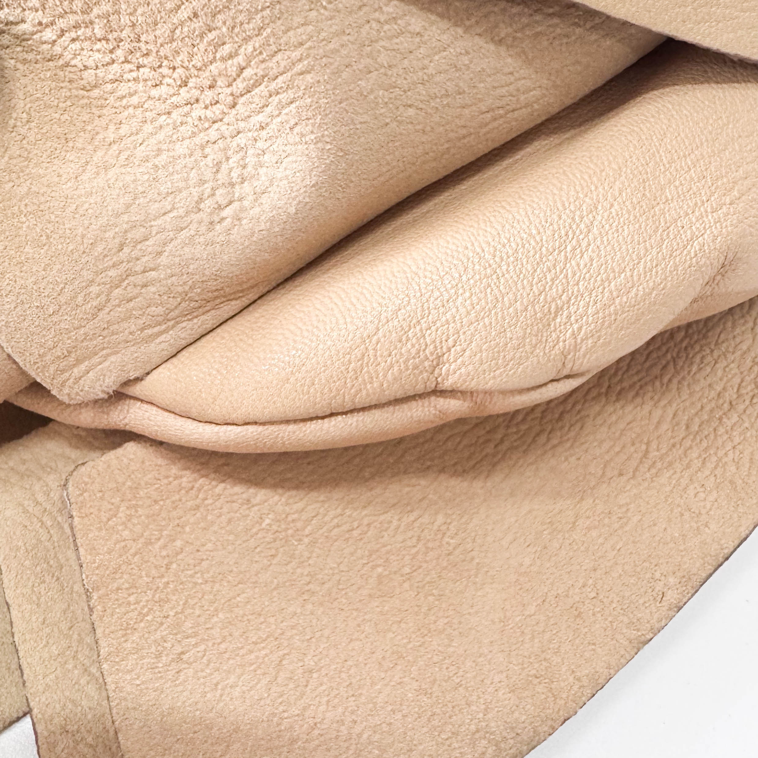 Rive Gauche Beige Leather Shoulder Bag