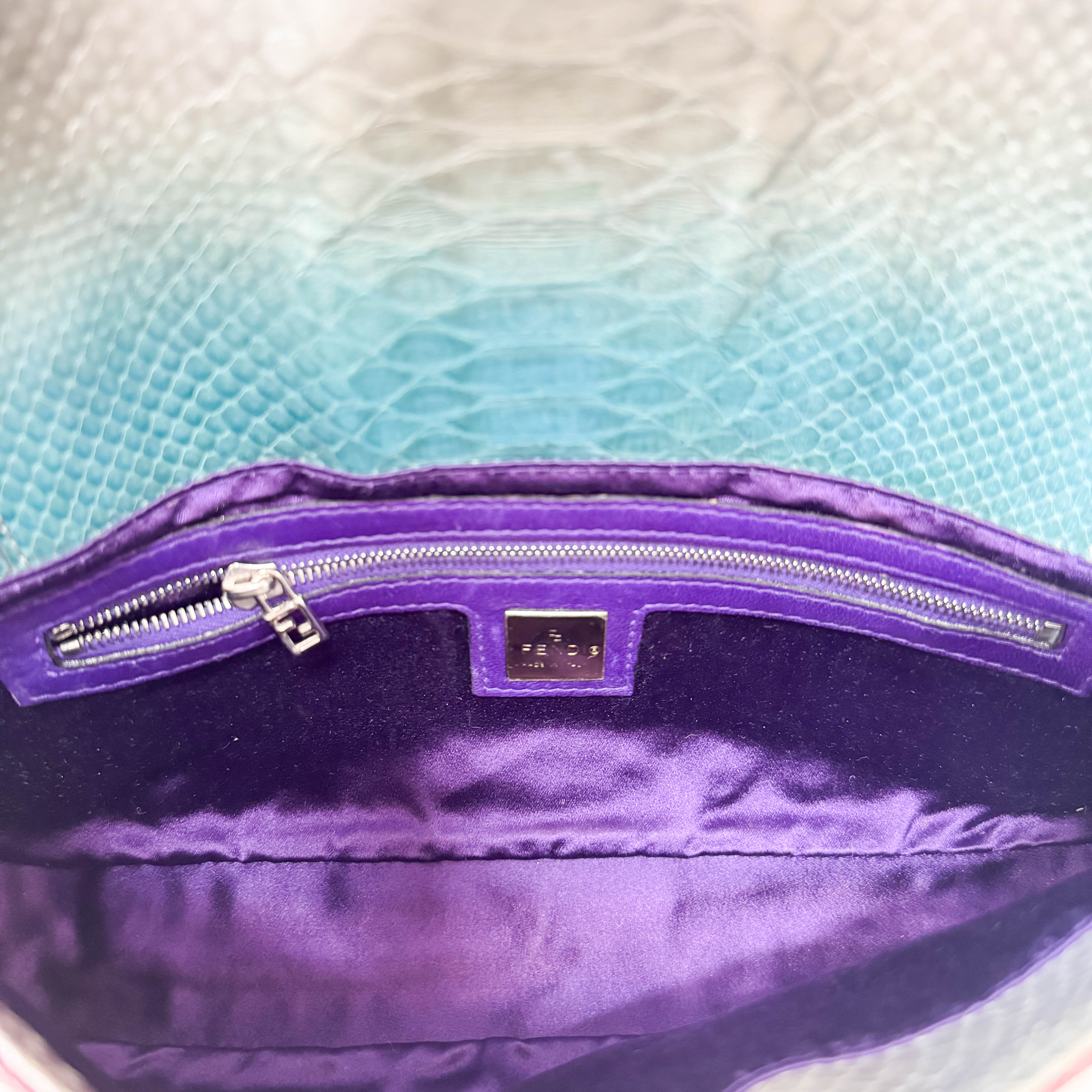 Baguette Multi-colour Leather Bag