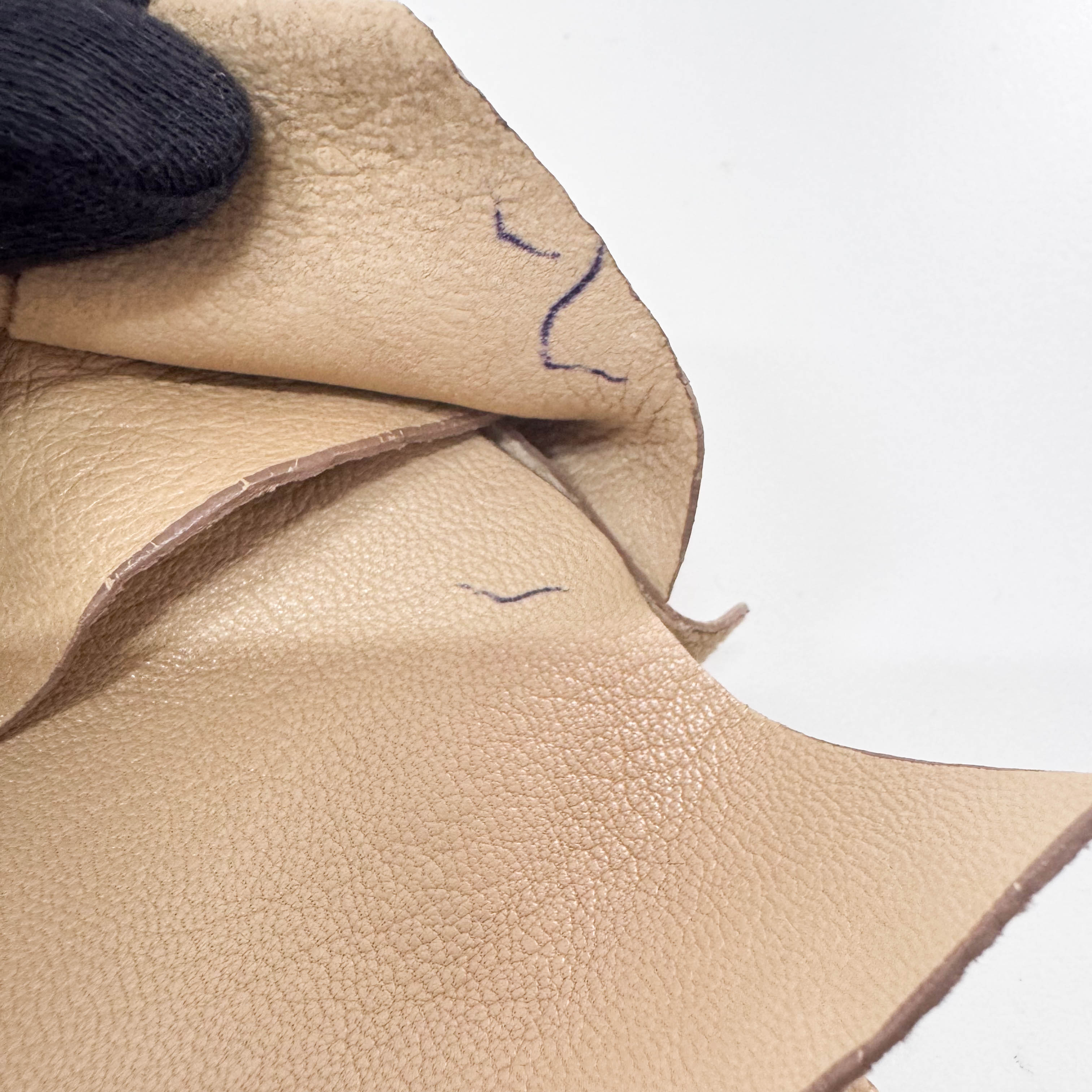 Rive Gauche Beige Leather Shoulder Bag